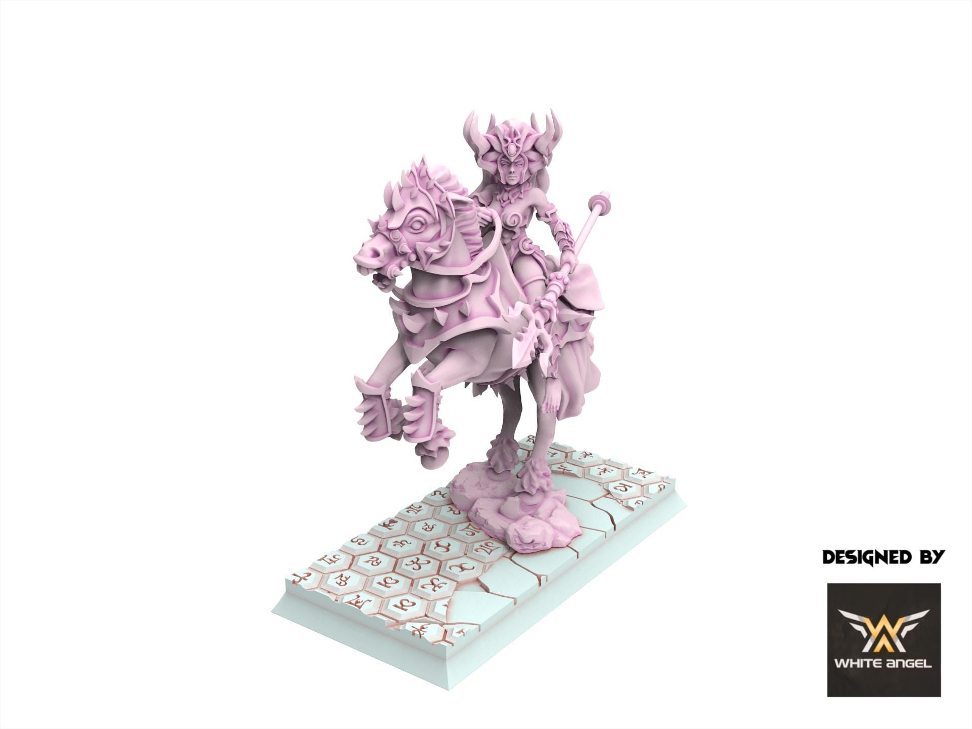 Dark Elves - Dark Mother Rider - Slaves of Darkness - White Angel Miniatures