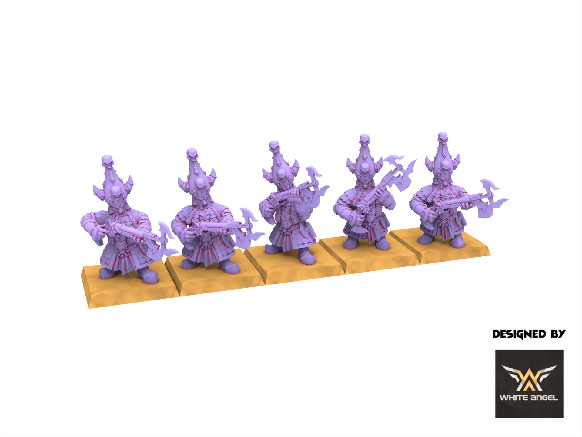 Chaos Dwarves - Infernal Whistle - Infernal Dwarves - White Angel Miniatures