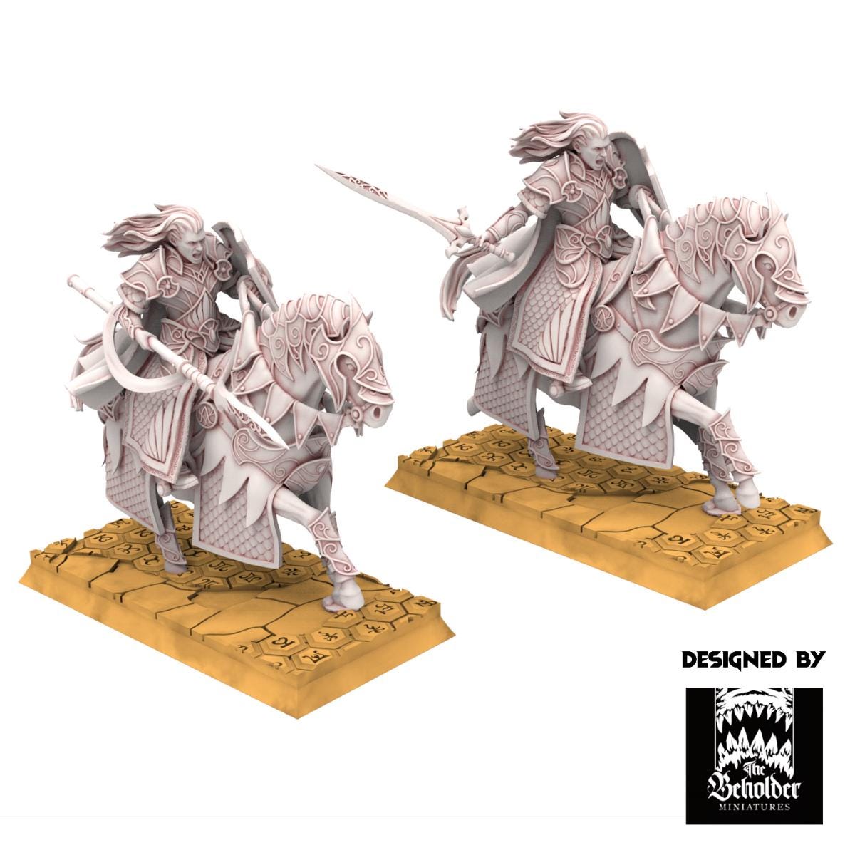 Hight Elves - Commander Polomhir - Silvermoor - The Beholder Miniatures