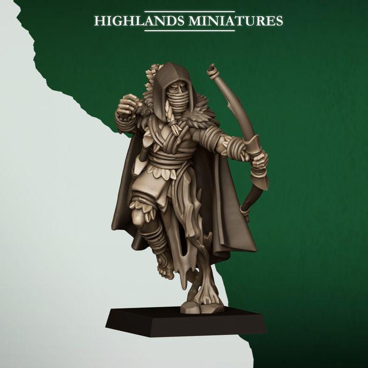 Sylvan Elves - Feral Scouts - Feral - Highlands Miniatures