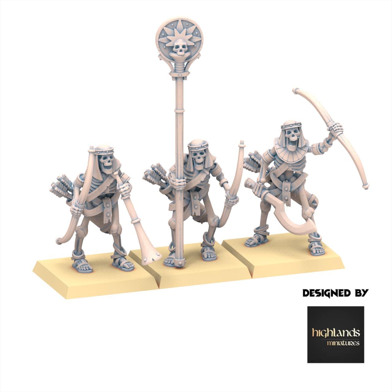 Eternal Dynasties - Ancient Skeletons with Bows - Eternal Dynasties - Highlands Miniatures