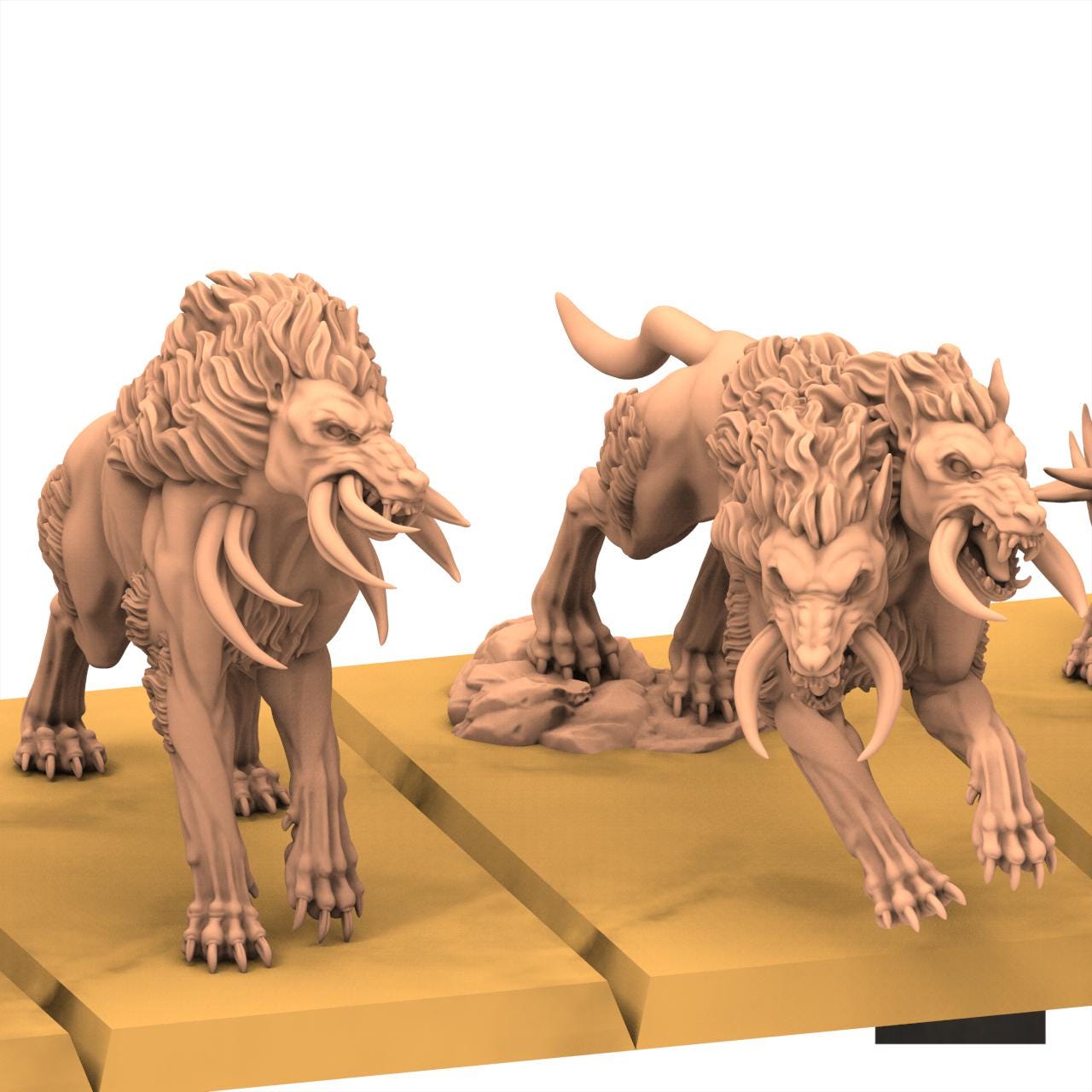 Beastmen - Wolf beast - White Angel Miniatures