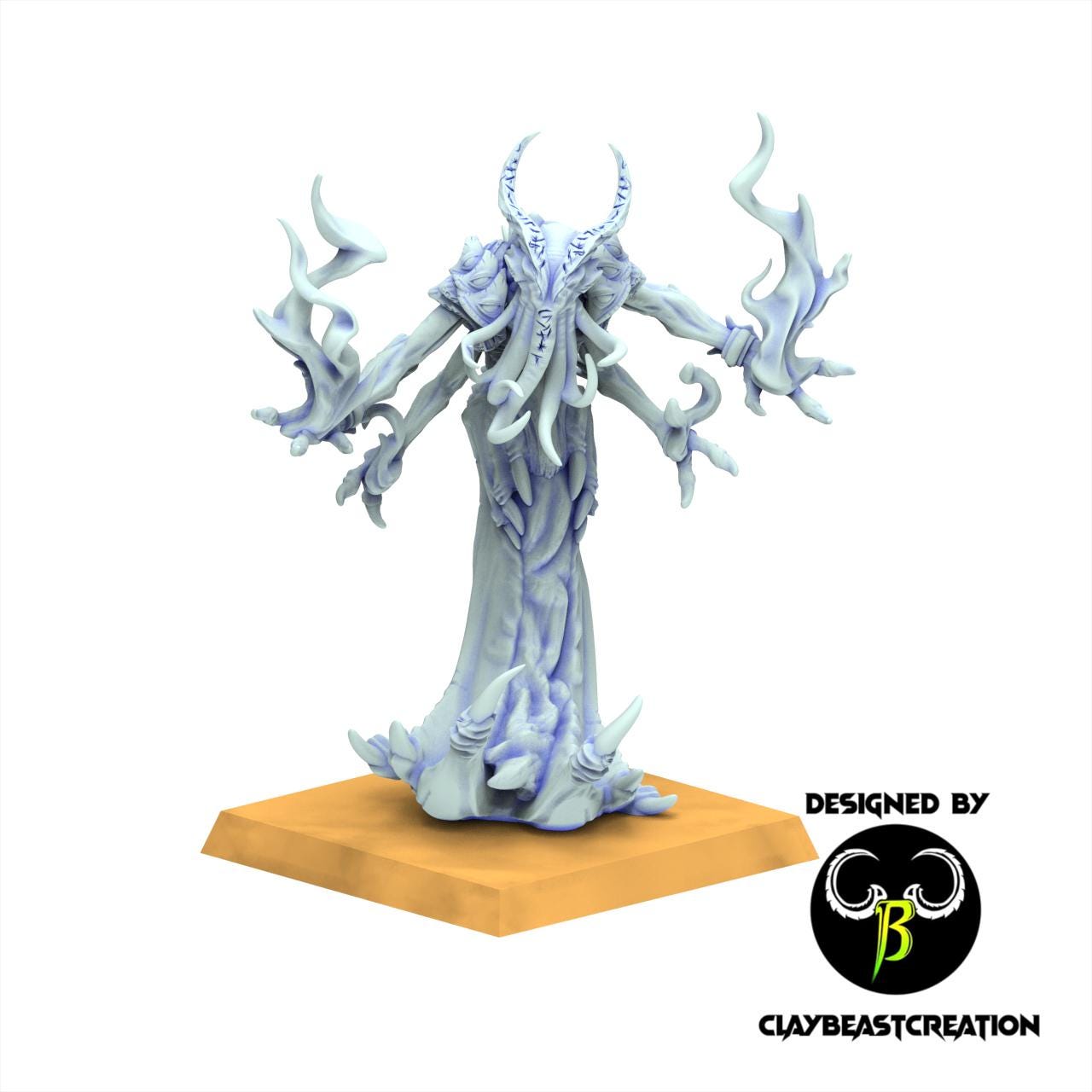 Demon - Mind Flamer - Dark Legions - ClayBeastCreation