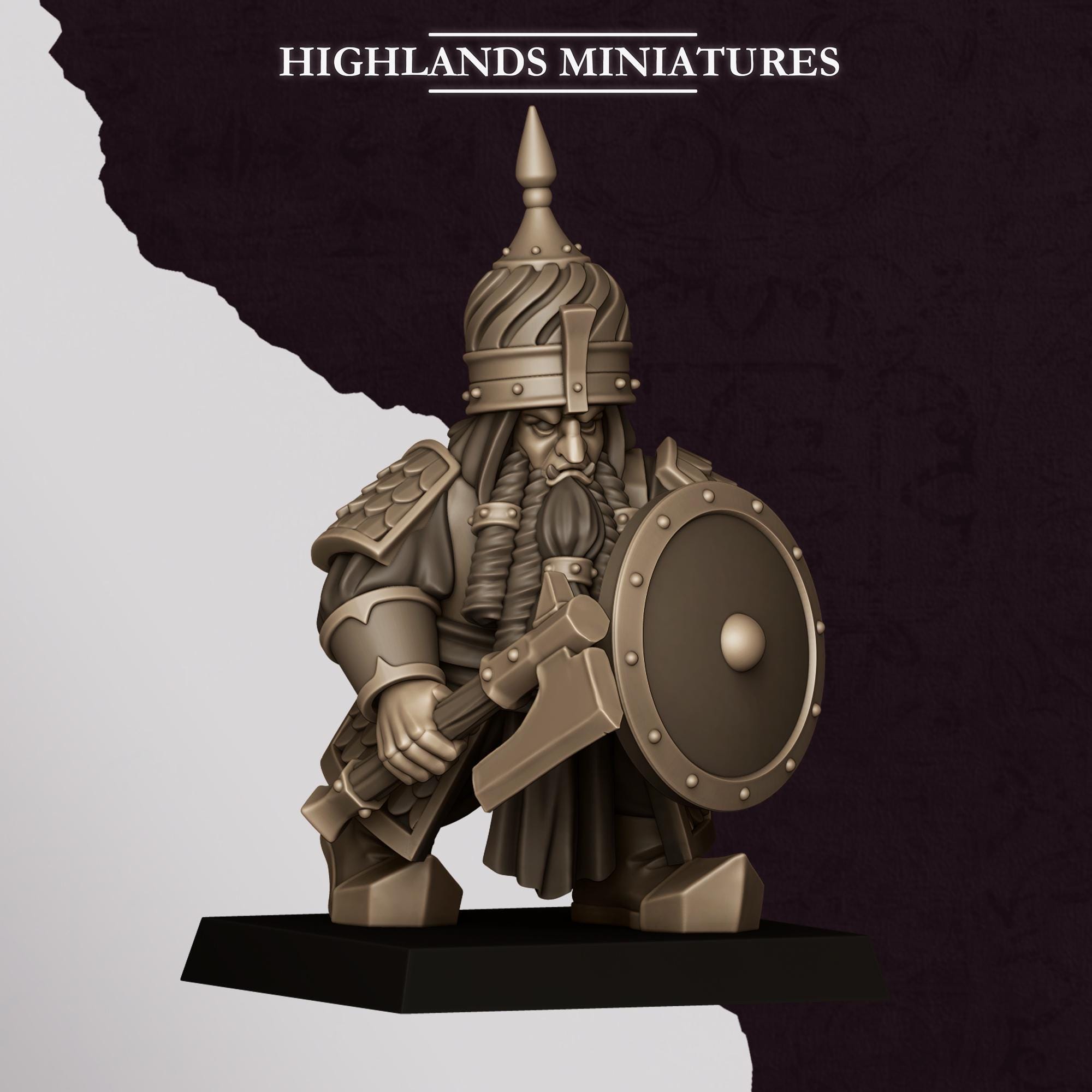 Chaos Dwarves - Warriors - Sons of Marduk - Highlands Miniatures