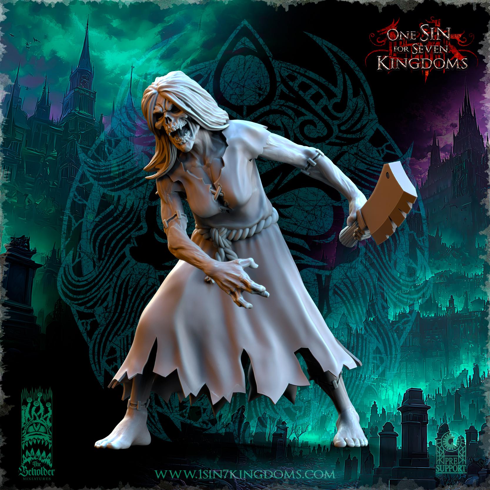 Undead 32/28mm - Brainless Walkers - Undying Legions - The Beholder Miniatures