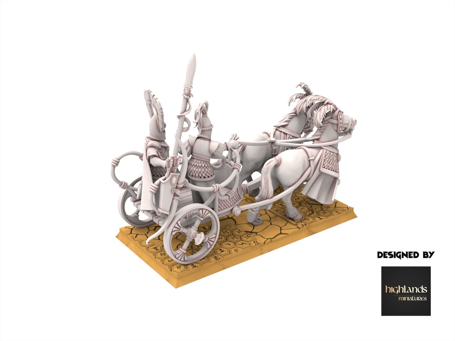Hight Elves - Chariot - Aegean - Highlands Miniatures