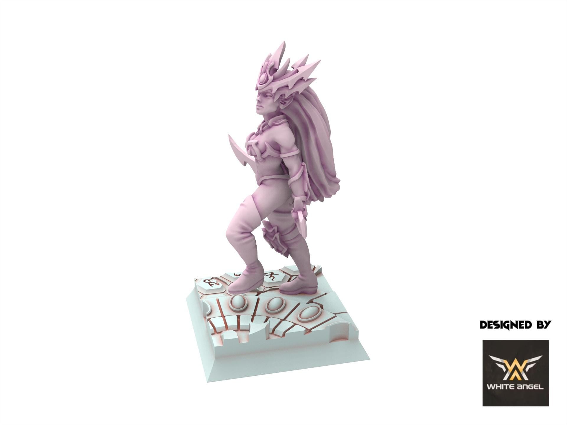 Dark Elves - Great Sister of Darkness - Slaves of Darkness - White Angel Miniatures