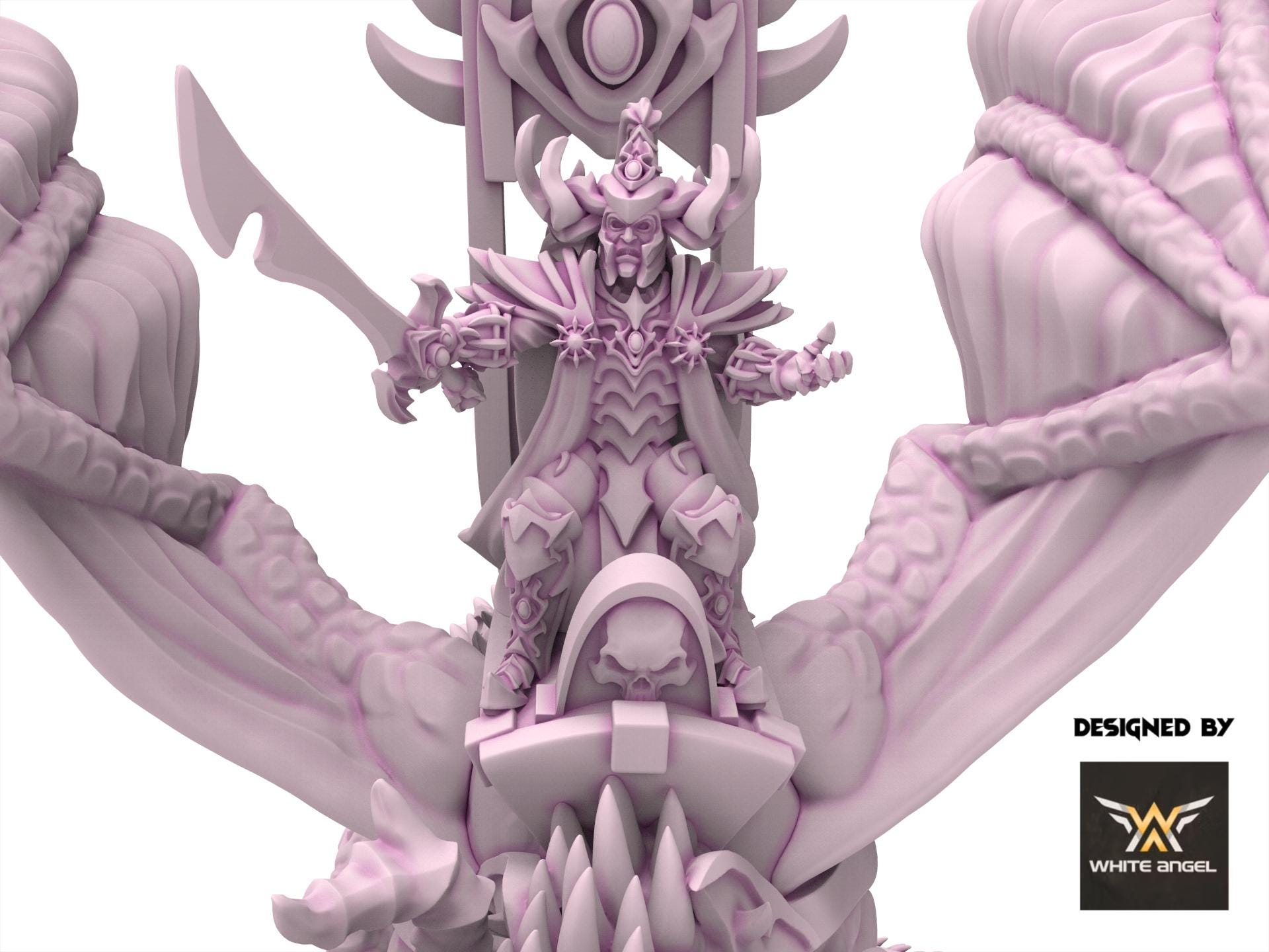 Dark Elves - Dark Emperor Dragon - Slaves of Darkness - White Angel Miniatures