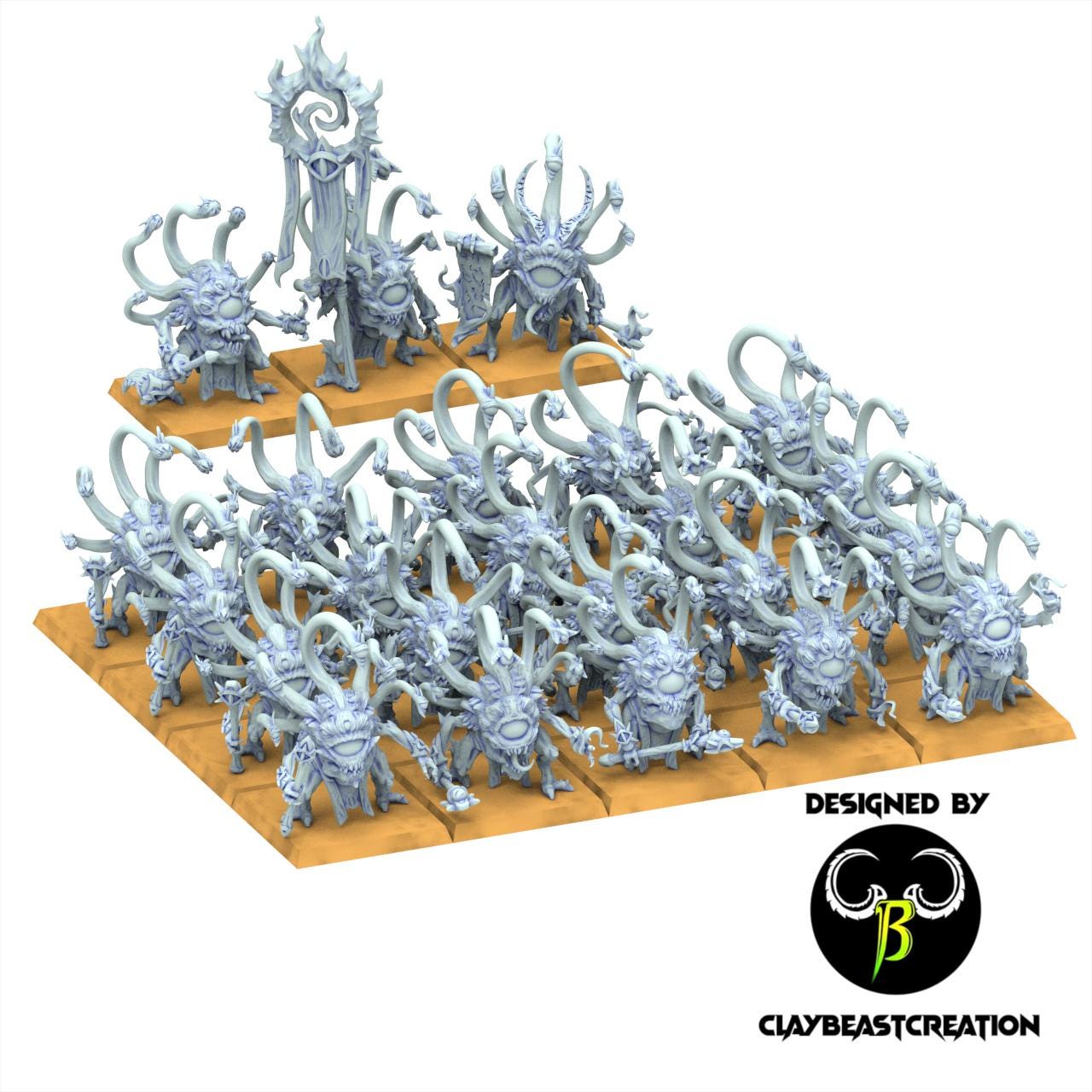 Demon - Disc Eyeples - Dark Legions - ClayBeastCreation