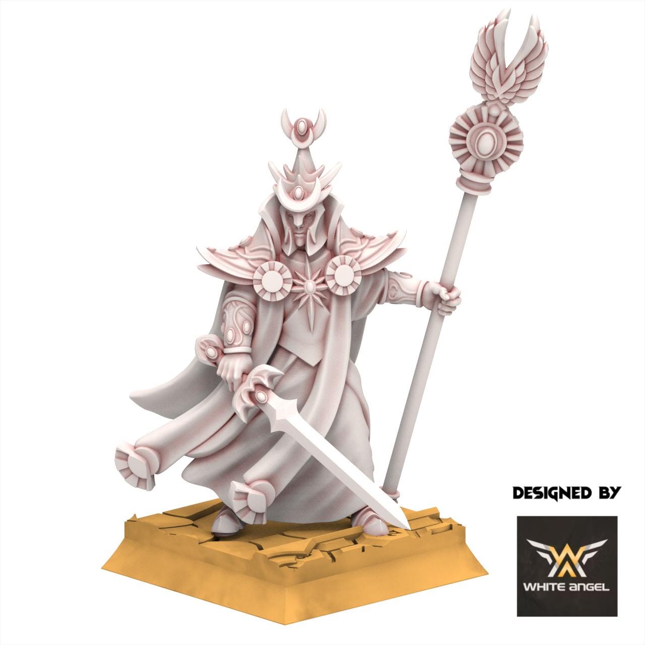 Hight Elves - Archmage of the Sun - White Angel Miniatures