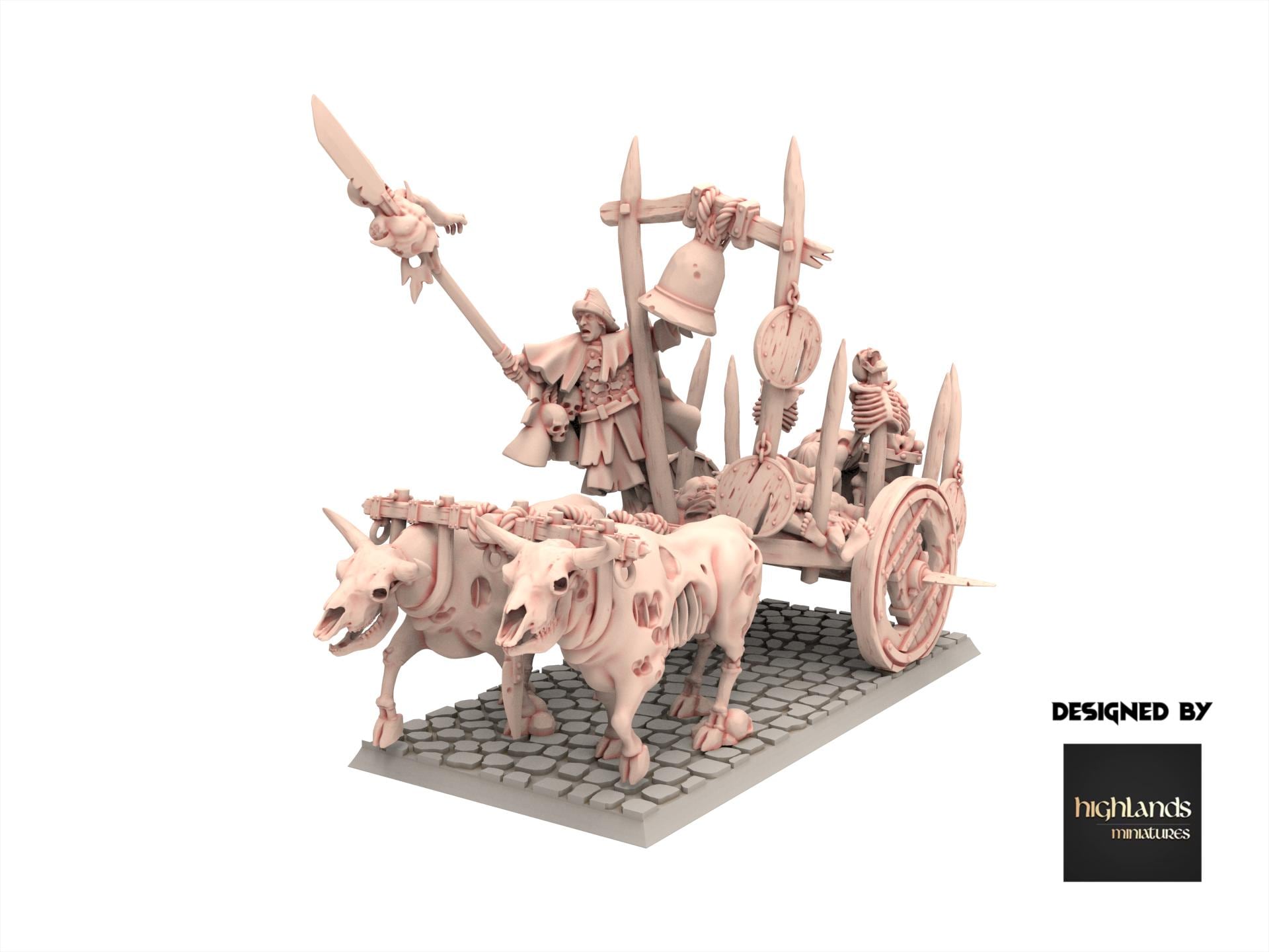 Undead - Corpse Cart - Transilvanya - Highlands Miniatures