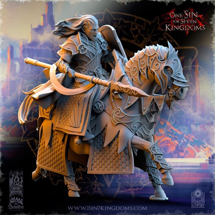 Hight Elves - Commander Polomhir - Silvermoor - The Beholder Miniatures