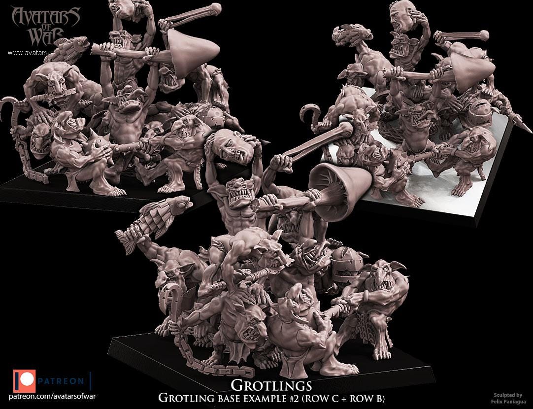Orc & Goblin - Grotlings - Avatar of War