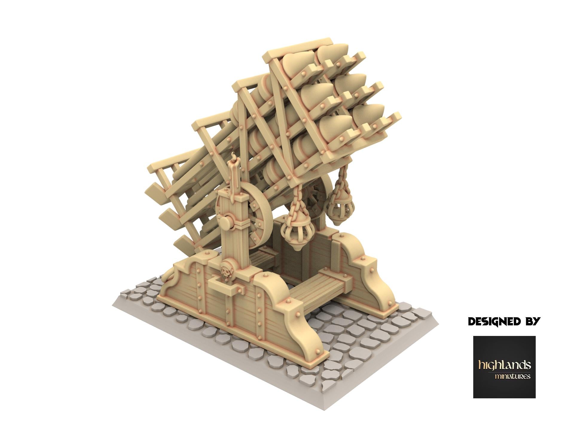 Imperial Fantasy - Rocket Launcher, Imperial artillery - Sunland - Highlands Miniatures