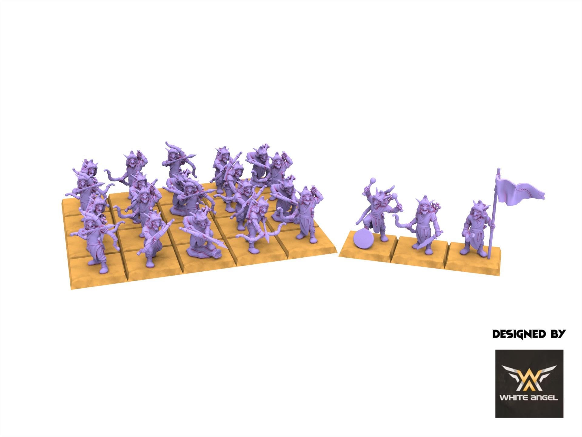 Chaos Dwarves - Infernal Goblin Arrow - Infernal Dwarves - White Angel Miniatures