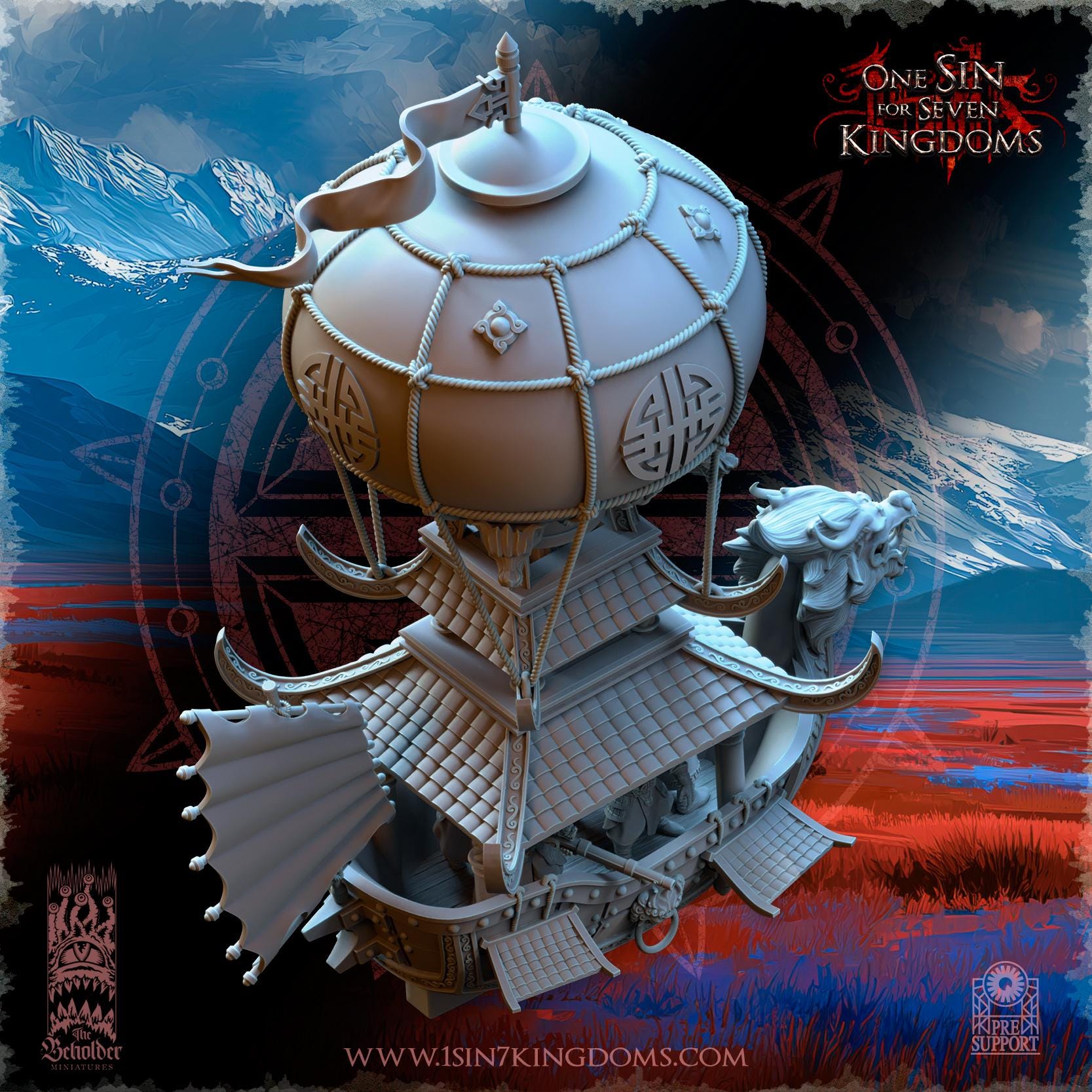 East Empire - Eternal Ship - Astarii Dynasty - 28&32mm - The Beholder Miniatures
