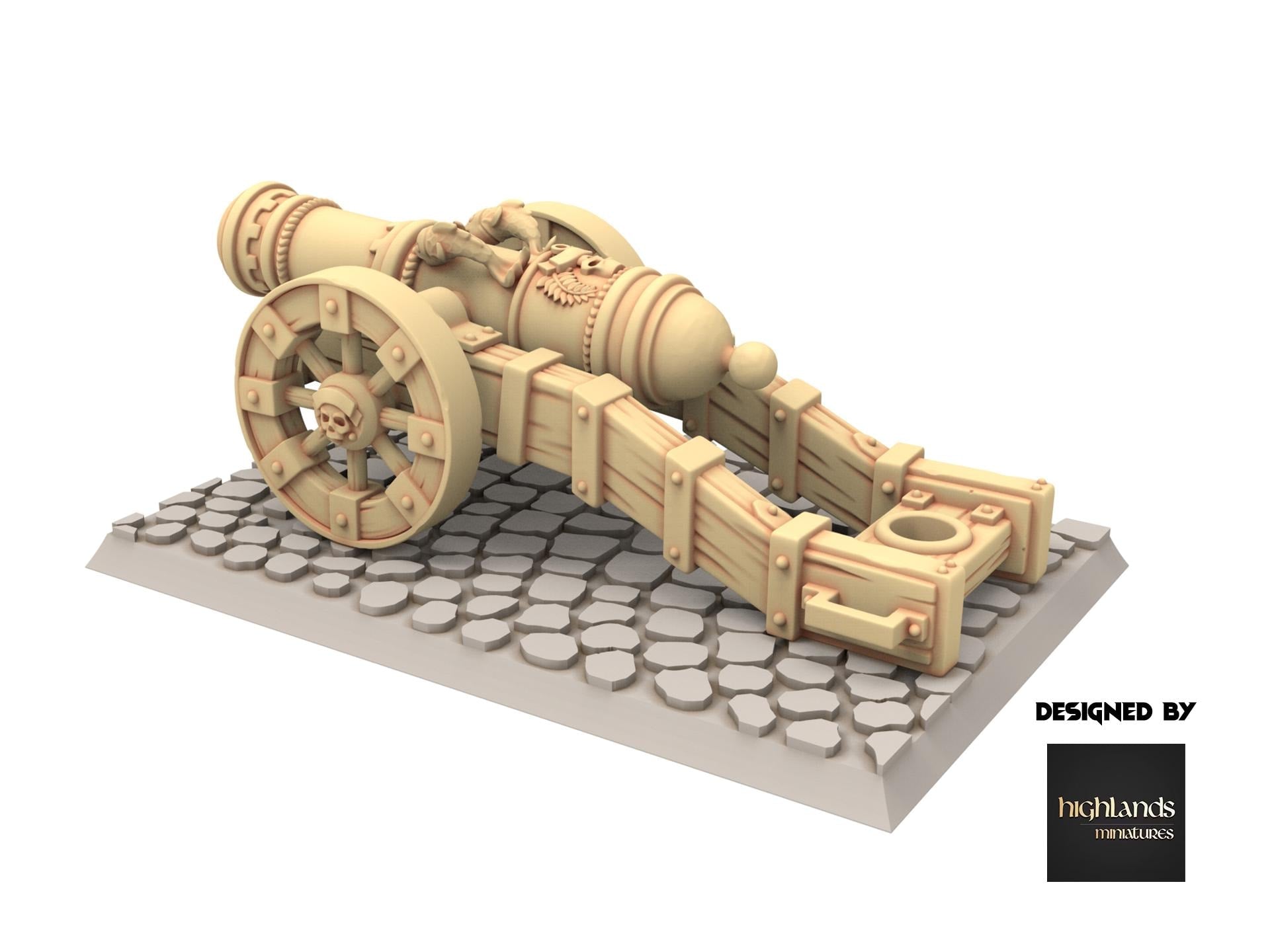 Imperial Fantasy - Great Cannon, Imperial artillery - Sunland - Highlands Miniatures