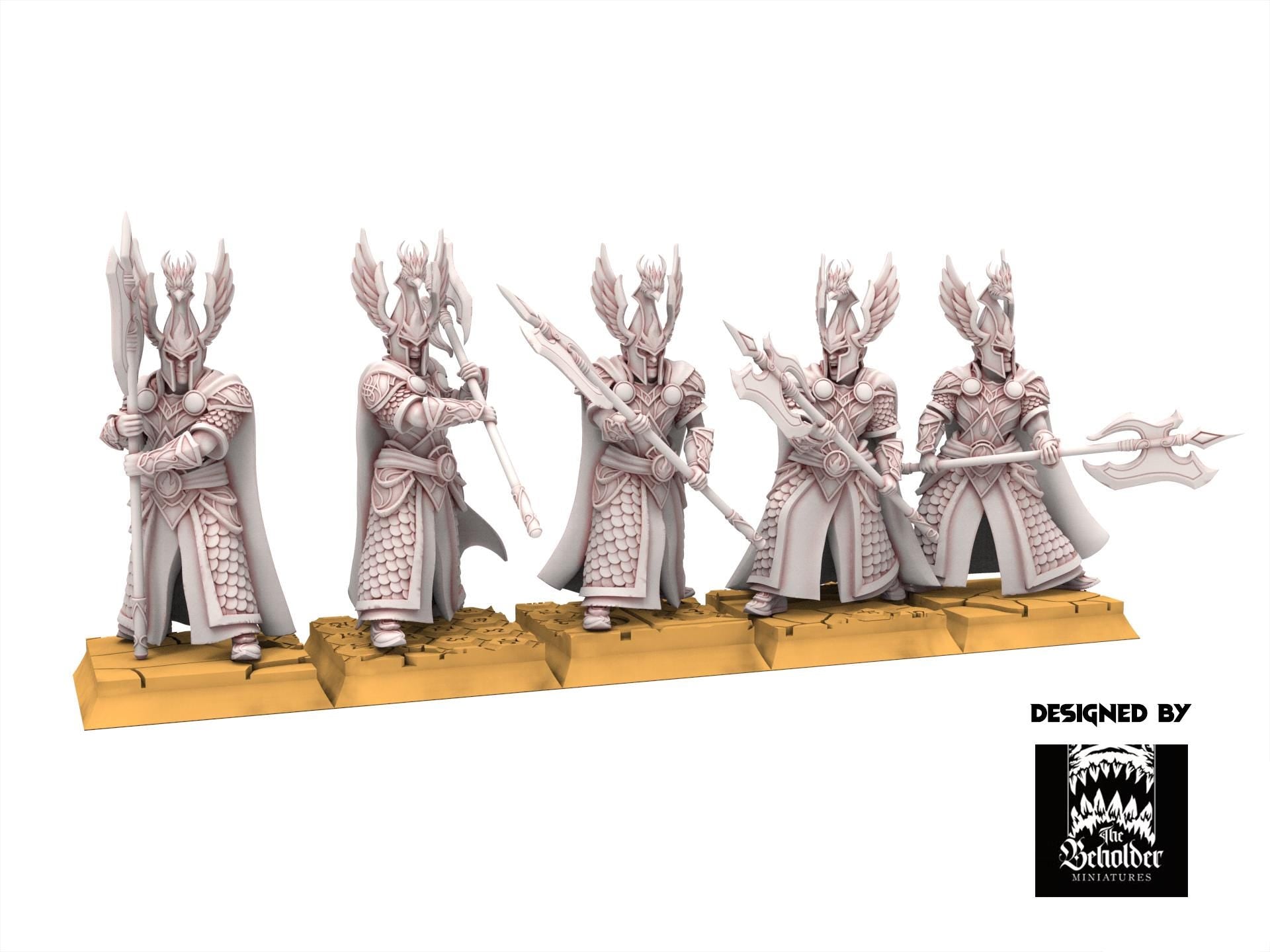 Hight Elves - Searing Bird Guardians - Silvermoor - The Beholder Miniatures