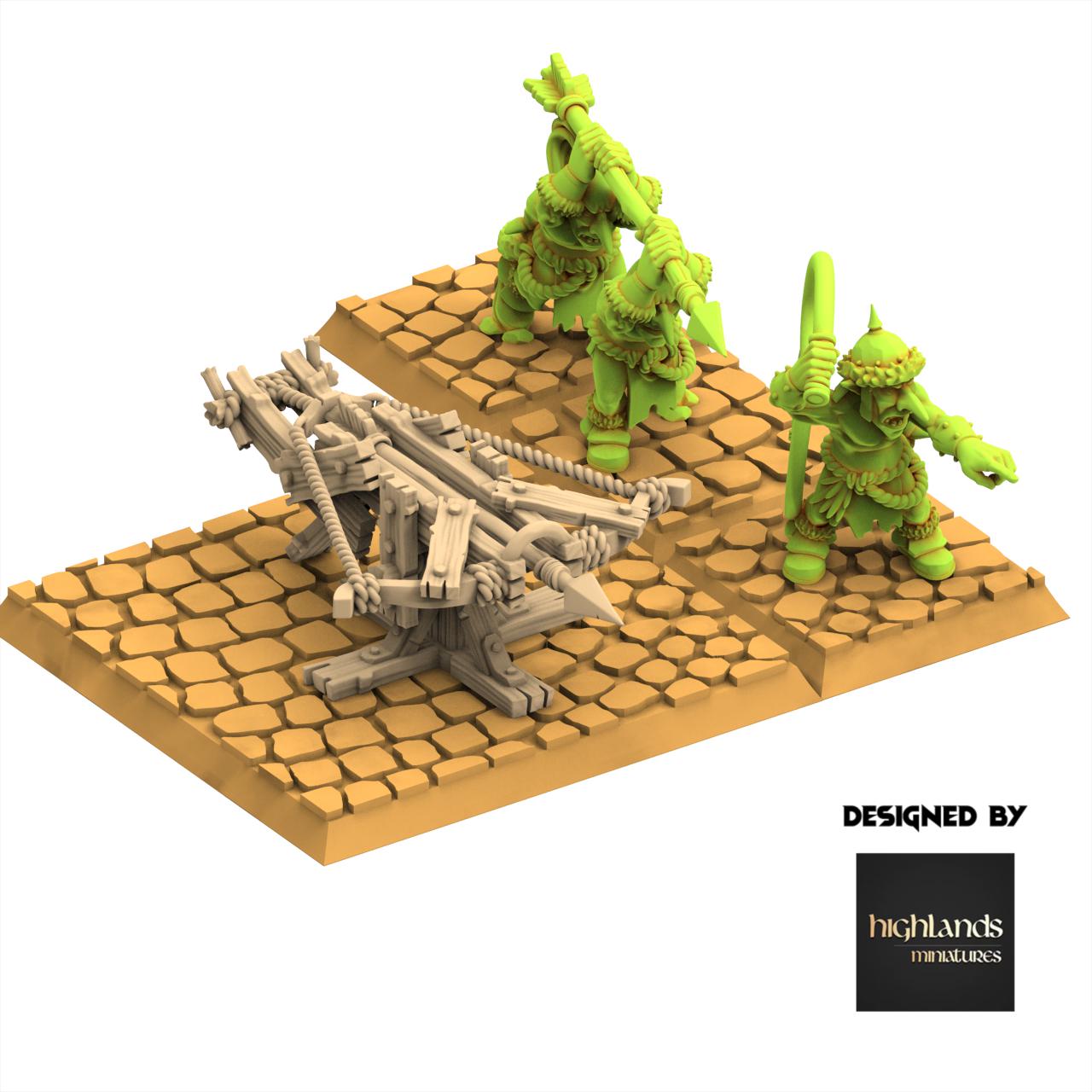 Orc & Goblin - Big Crossbow - Steppe Goblin - Highlands Miniature