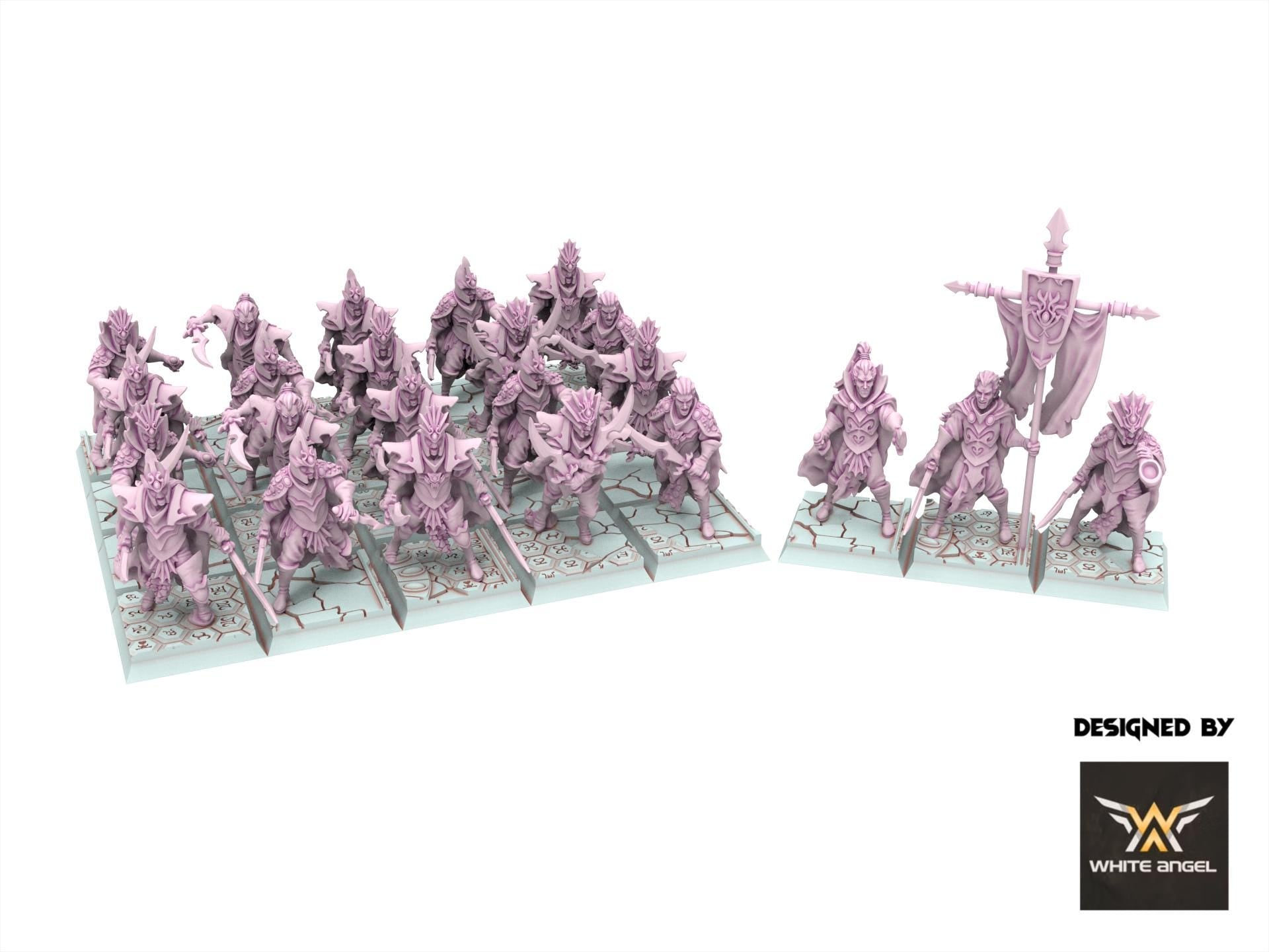 Dark Elves - Black Sea Corsairs - Slaves of Darkness - White Angel Miniatures