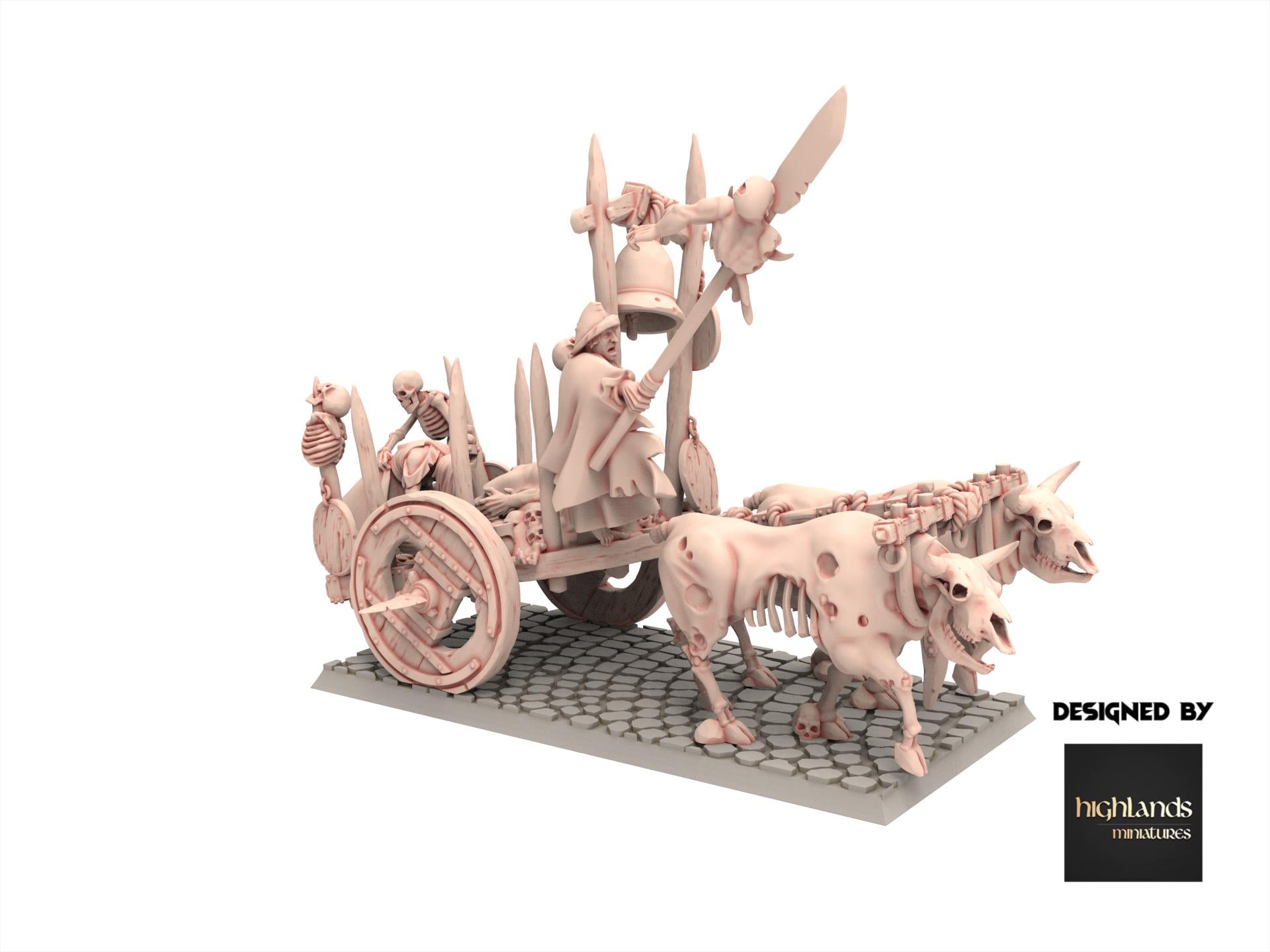 Undead - Corpse Cart - Transilvanya - Highlands Miniatures