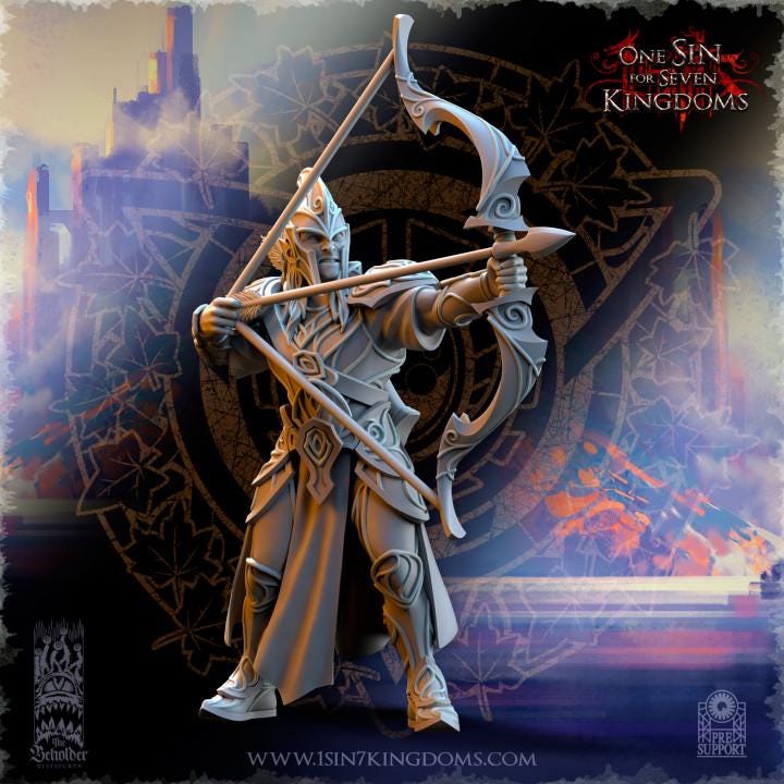 Hight Elves - Archers - Silvermoor - The Beholder Miniatures