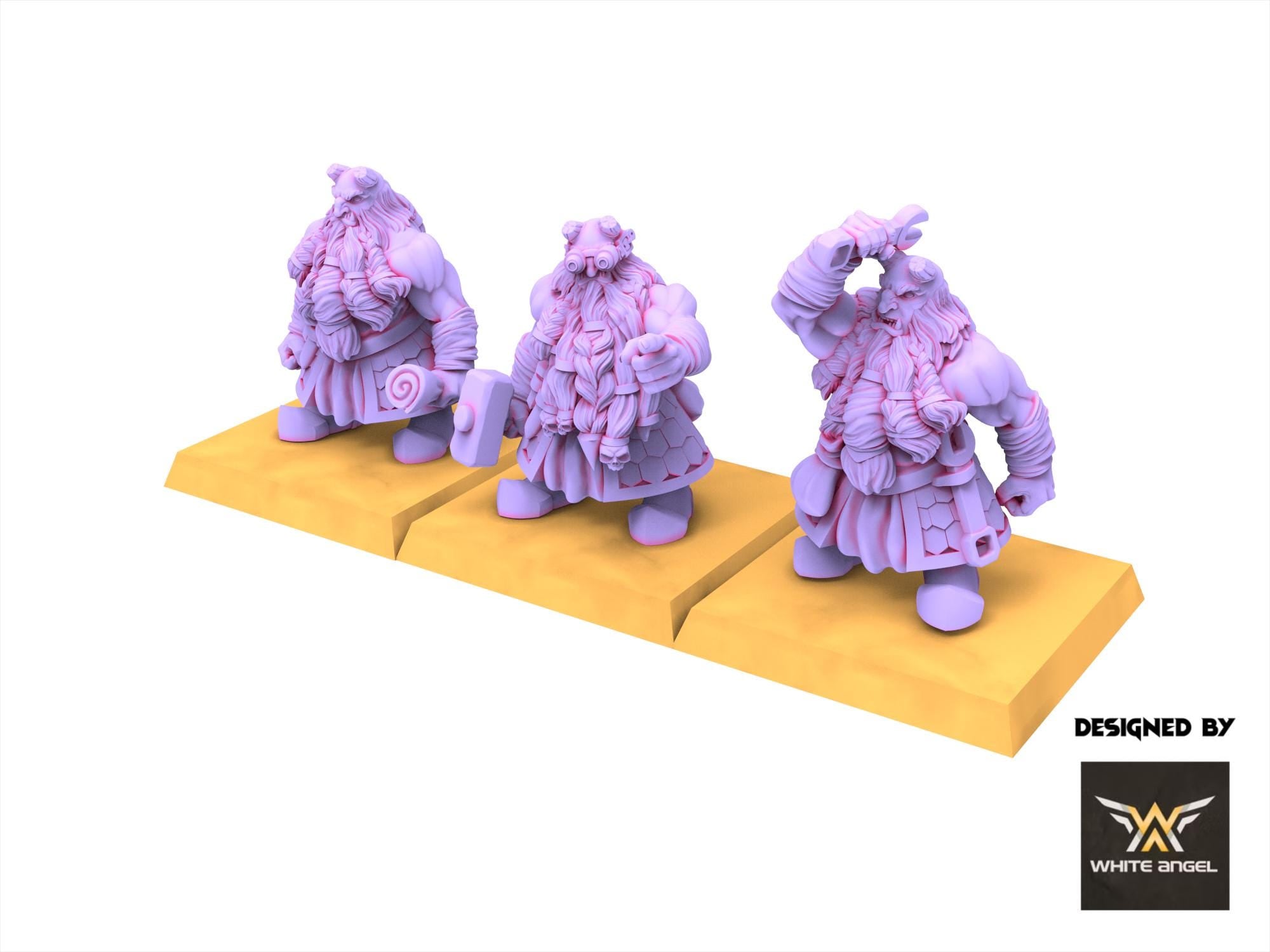Chaos Dwarves - Infernal Cannon - Infernal Dwarves - White Angel Miniatures