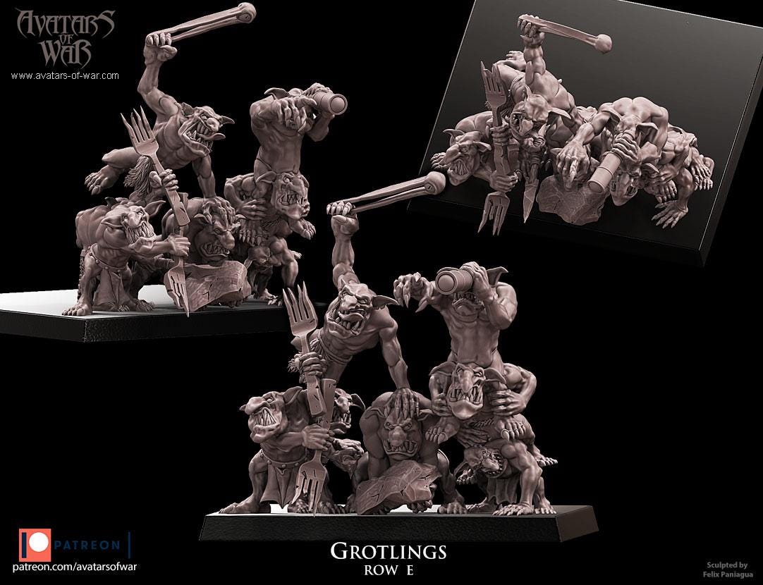 Orc & Goblin - Grotlings - Avatar of War