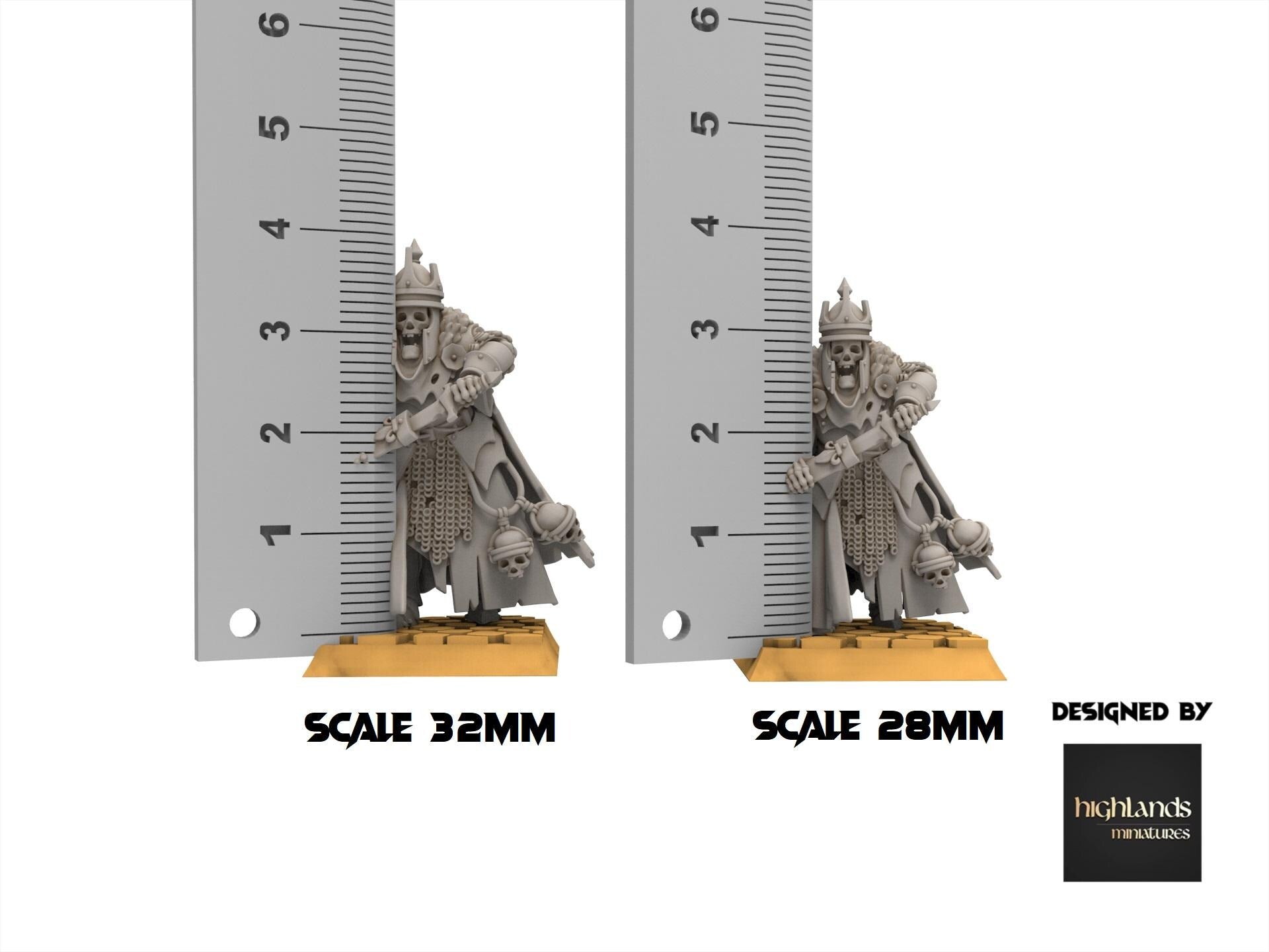 Undead - Skeletal Guard V1 - Transilvanya - Highlands Miniatures