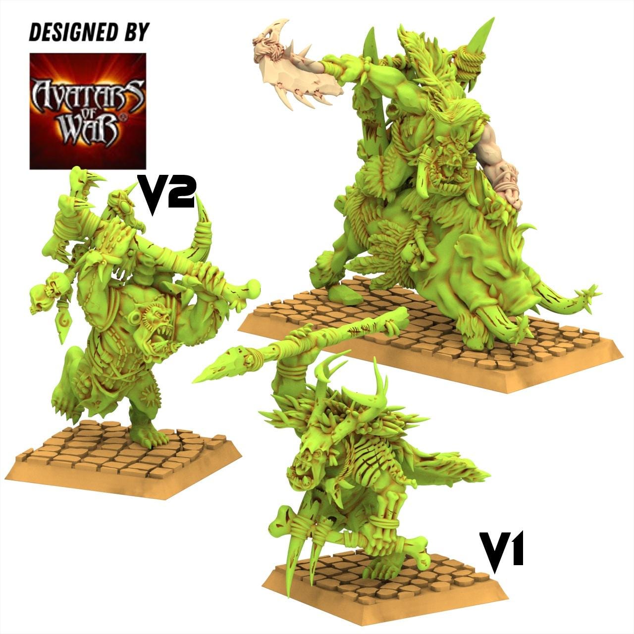 Orc & Goblin - Savage Orcs Warlords - 28/32mm scale - Avatar of War