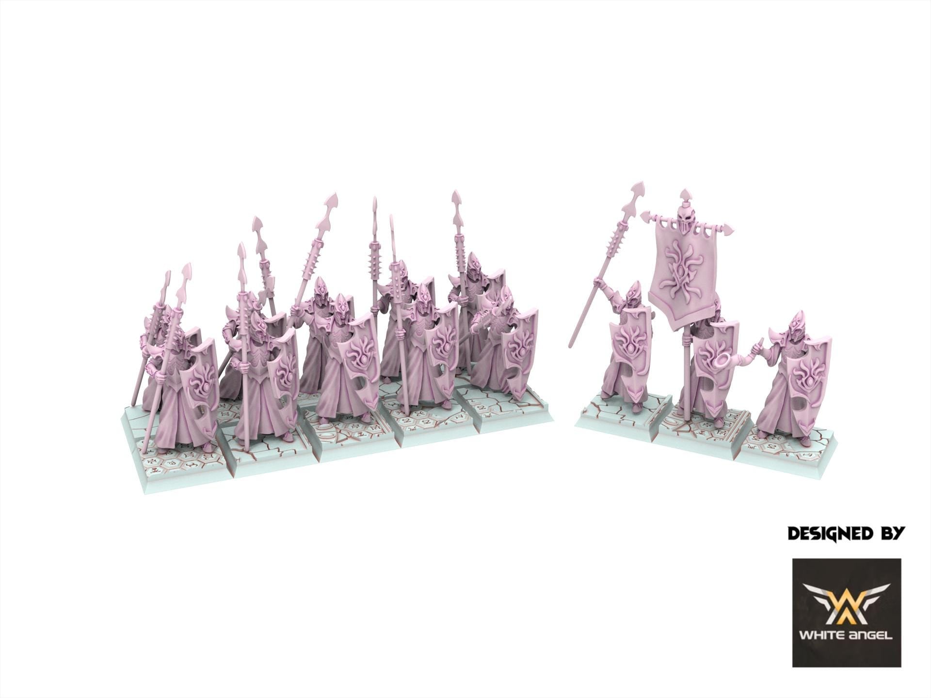 Dark Elves - Harpoon Guards - Slaves of Darkness - White Angel Miniatures