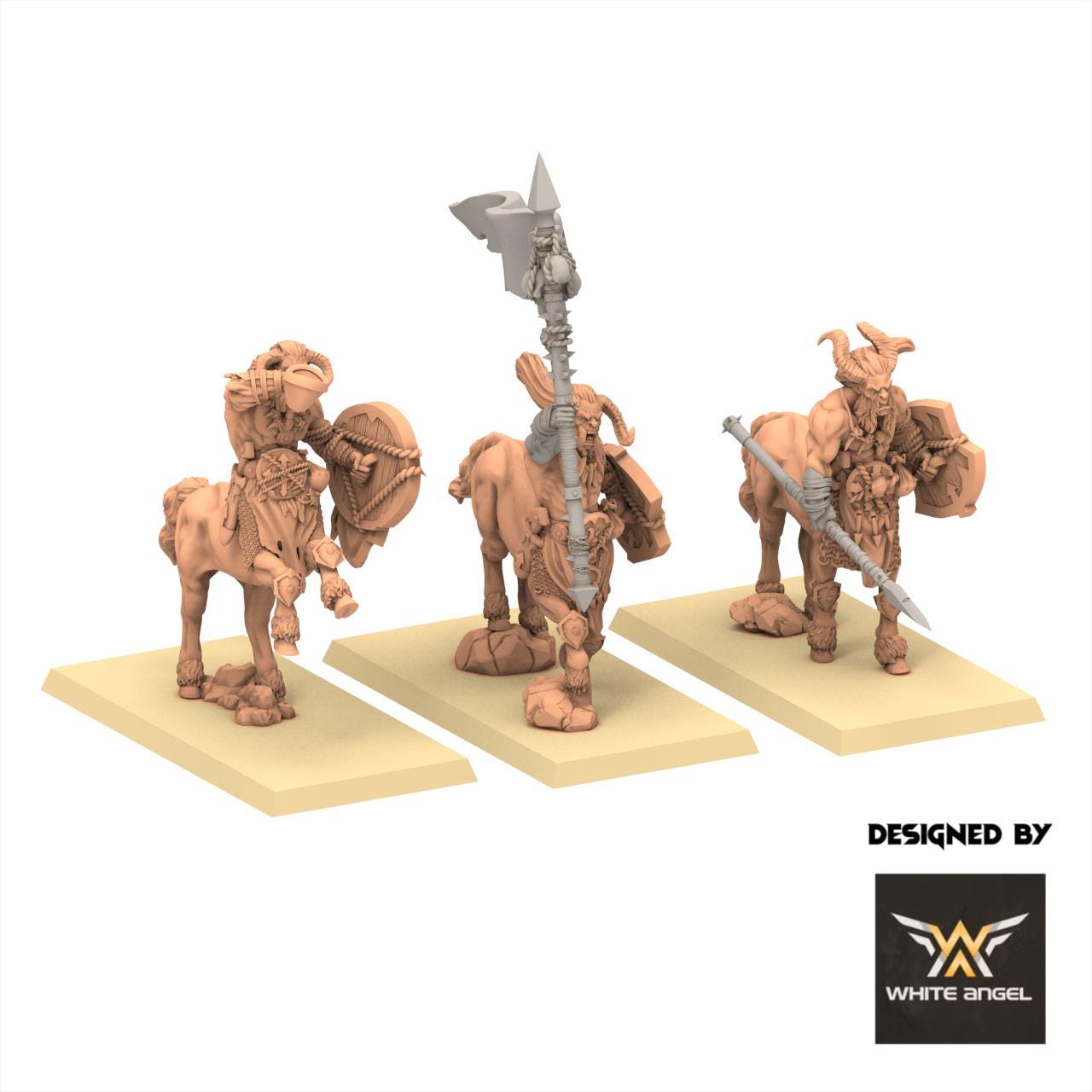 Beastmen - Beast Centaurs - White Angel Miniatures