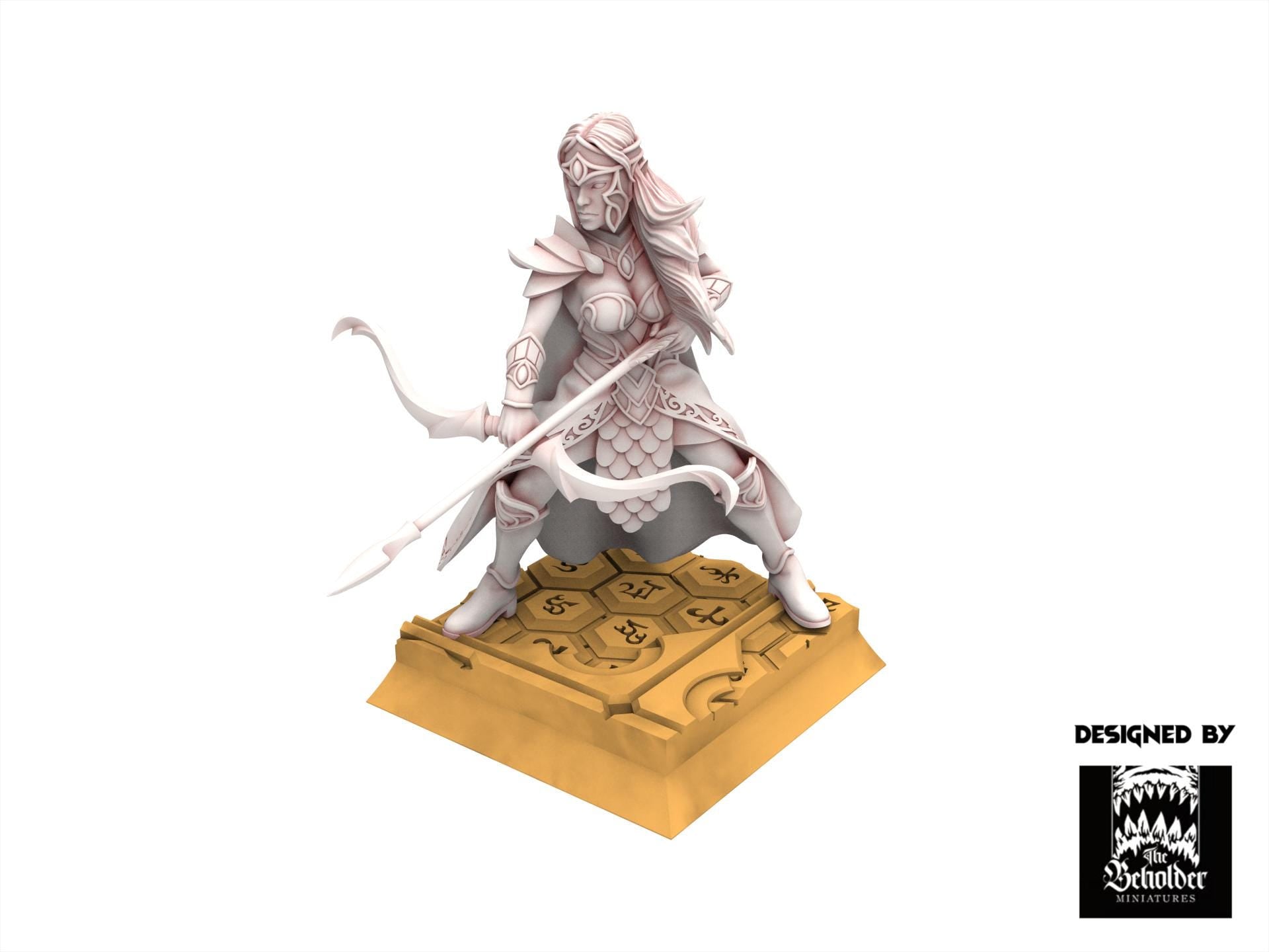 Hight Elves - Sisterhood Archer V1 - Silvermoor - The Beholder Miniatures