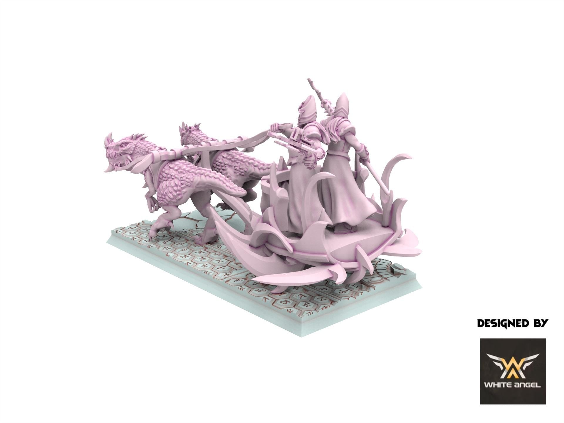 Dark Elves - Nightmare Chariot - Slaves of Darkness - White Angel Miniatures