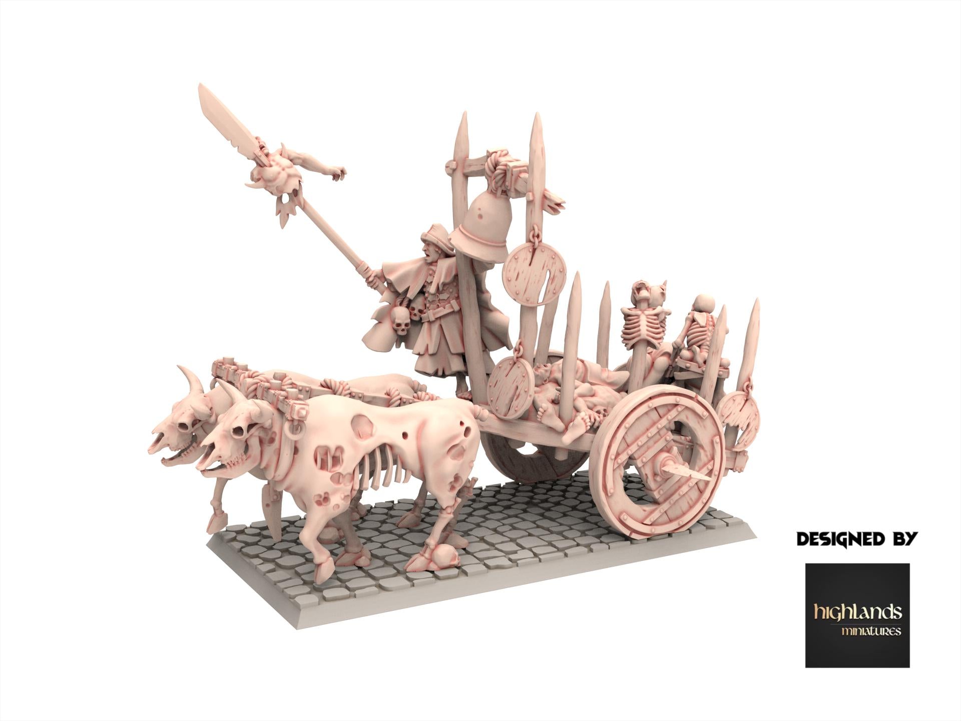 Undead - Corpse Cart - Transilvanya - Highlands Miniatures