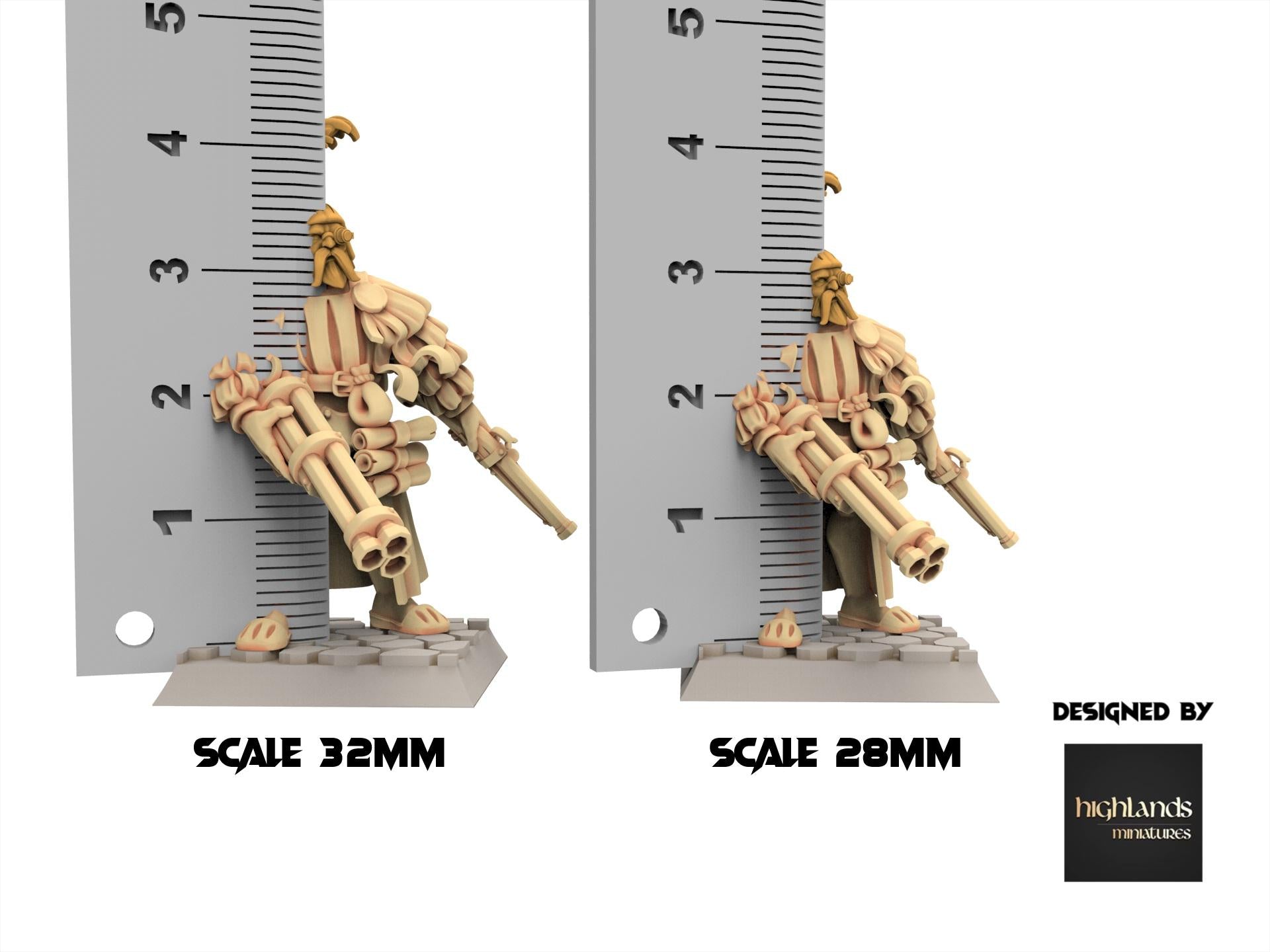 Imperial Fantasy - Engineer - Sunland - Highlands Miniatures