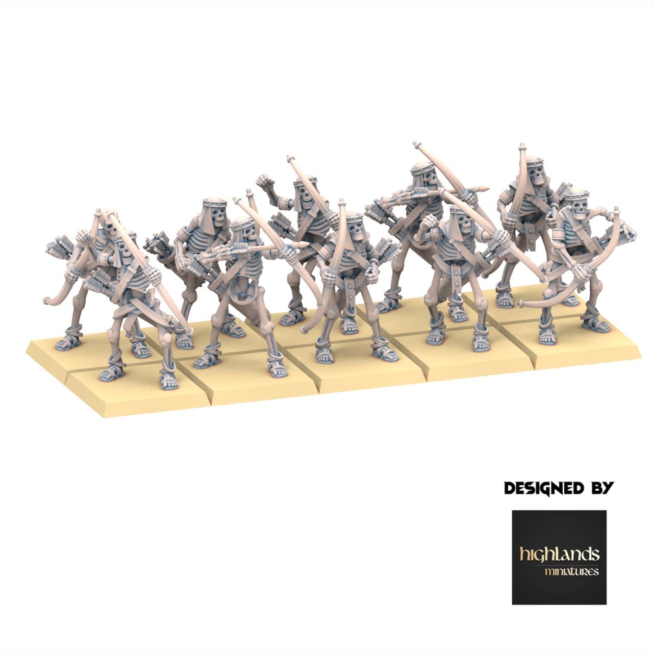 Eternal Dynasties - Ancient Skeletons with Bows - Eternal Dynasties - Highlands Miniatures