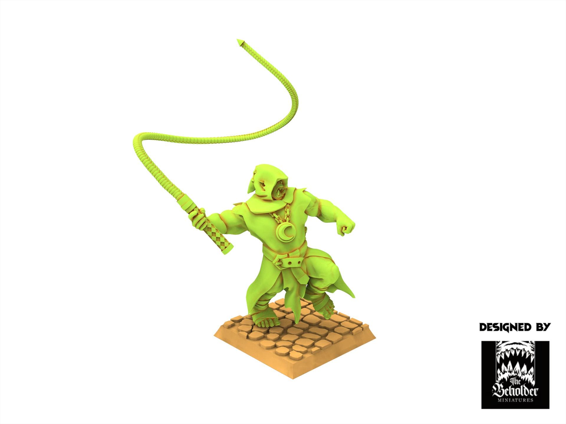 Orc & Goblin - Trebuchert and Crew - The Black horde - The Beholder Miniatures