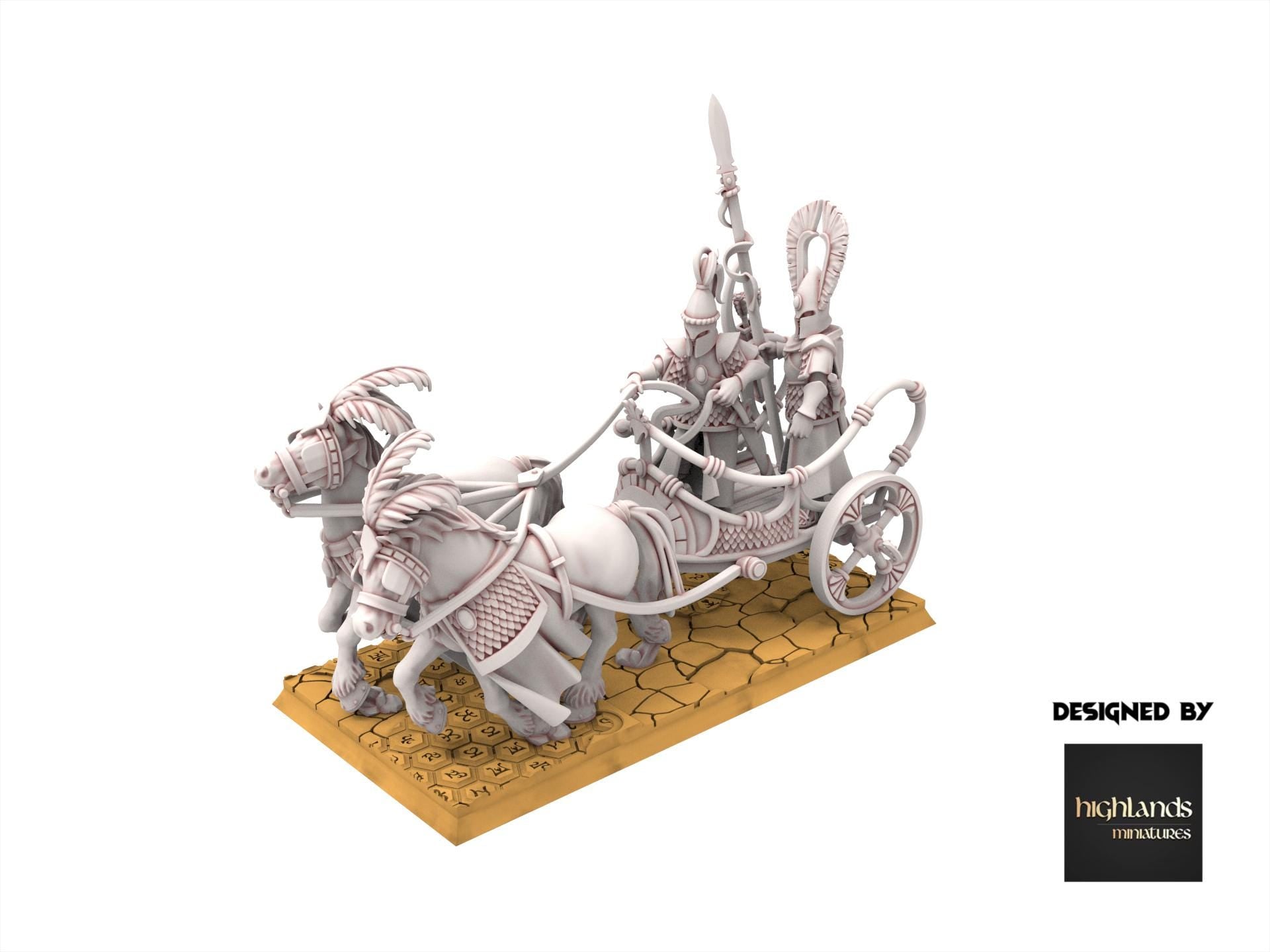 Hight Elves - Chariot - Aegean - Highlands Miniatures