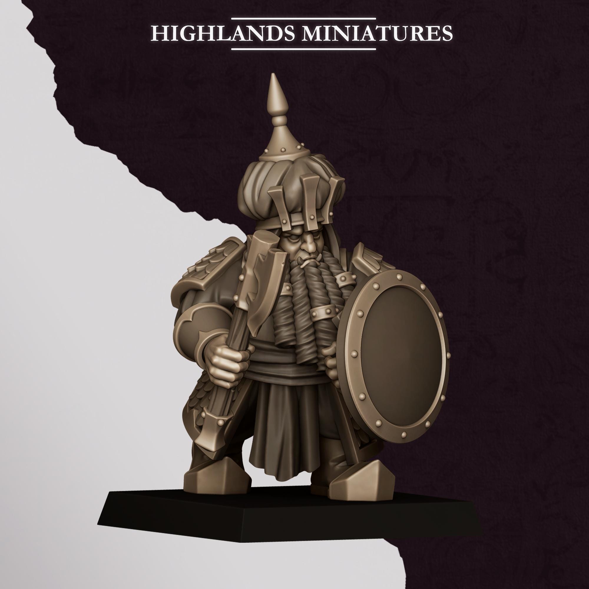 Chaos Dwarves - Warriors - Sons of Marduk - Highlands Miniatures