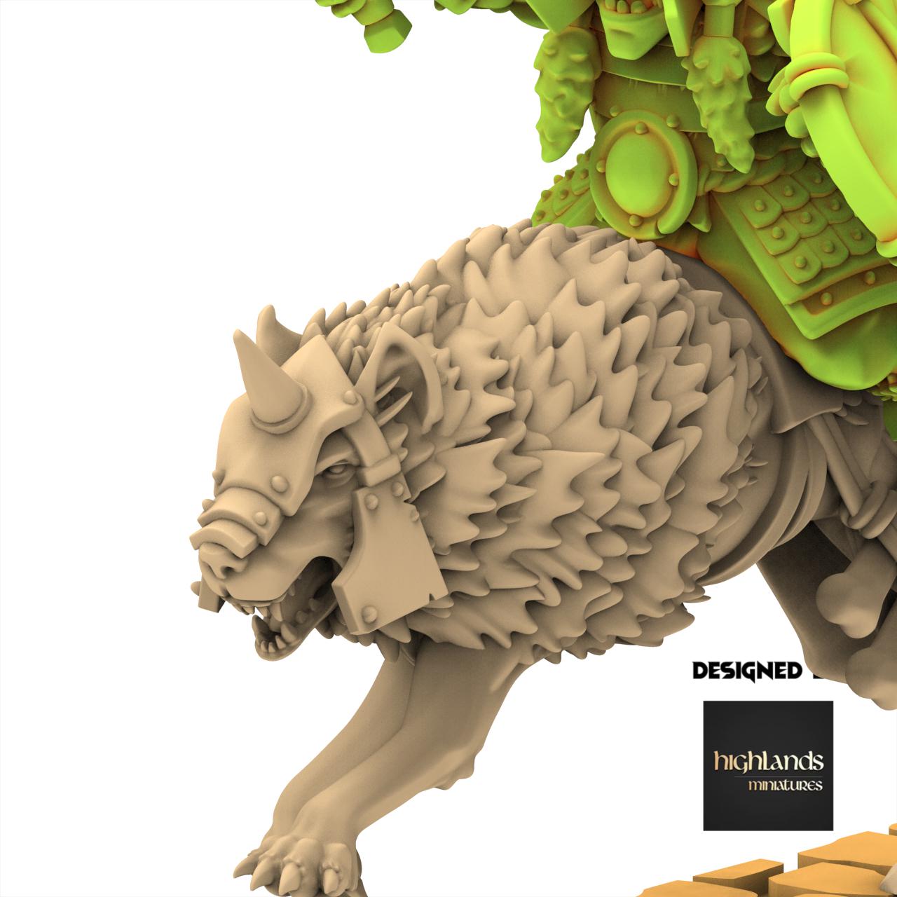Orc & Goblin - Goblin Khan - Steppe Goblin - Highlands Miniature