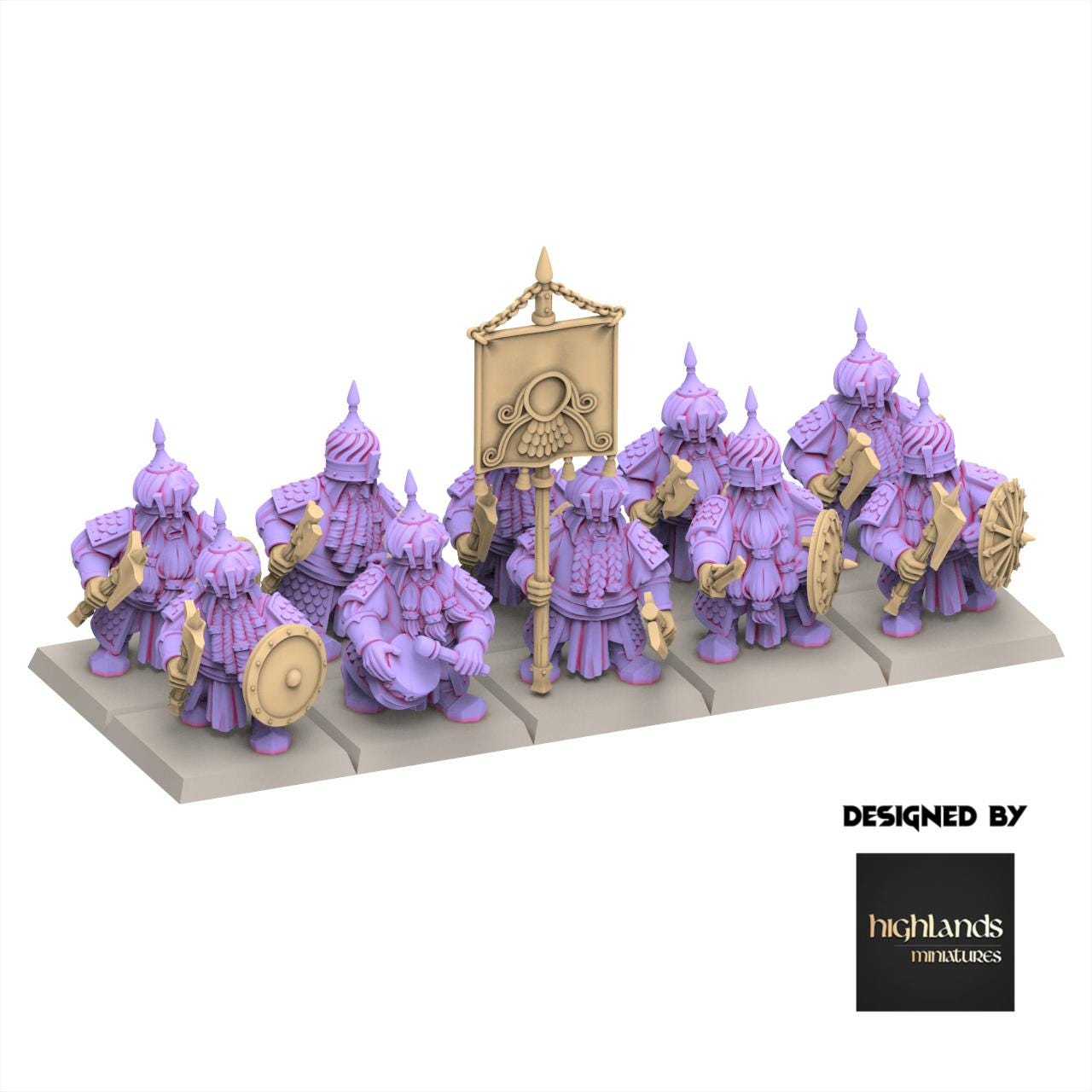 Chaos Dwarves - Warriors - Sons of Marduk - Highlands Miniatures