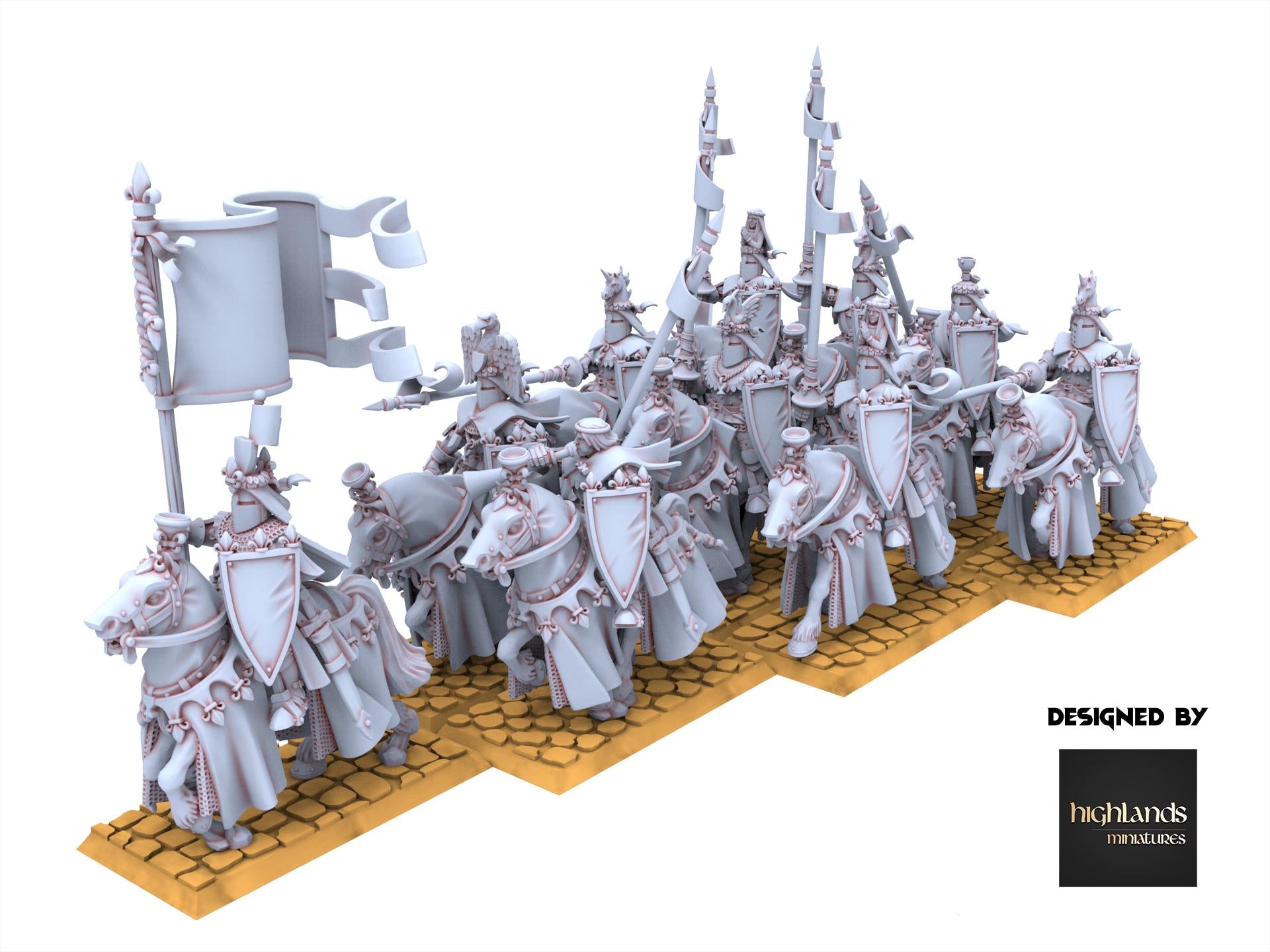 Arthurian Knights - Royal Knights - Gallia - Highlands Miniatures