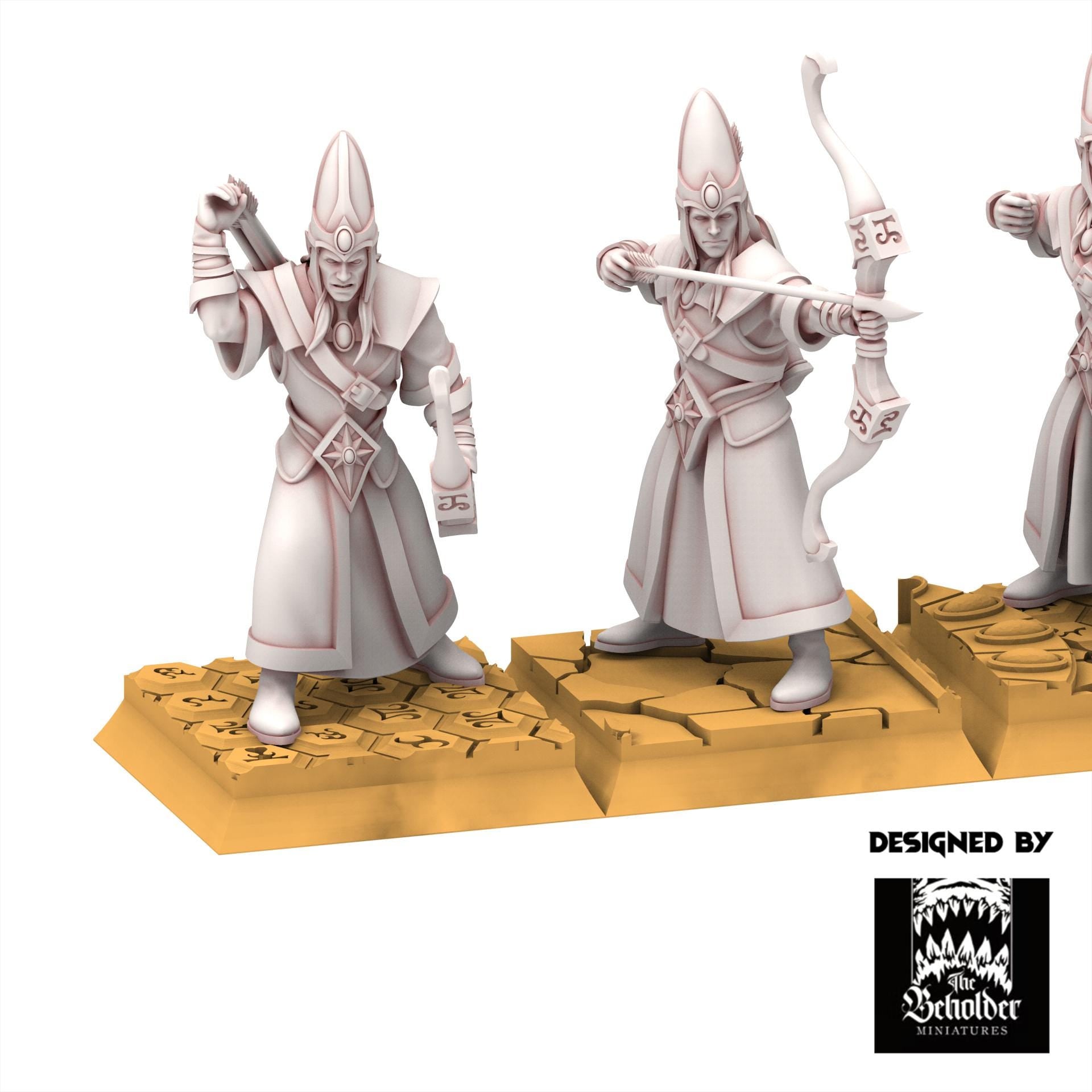 Hight Elves - Kingdom Militia - Silvermoor - The Beholder Miniatures