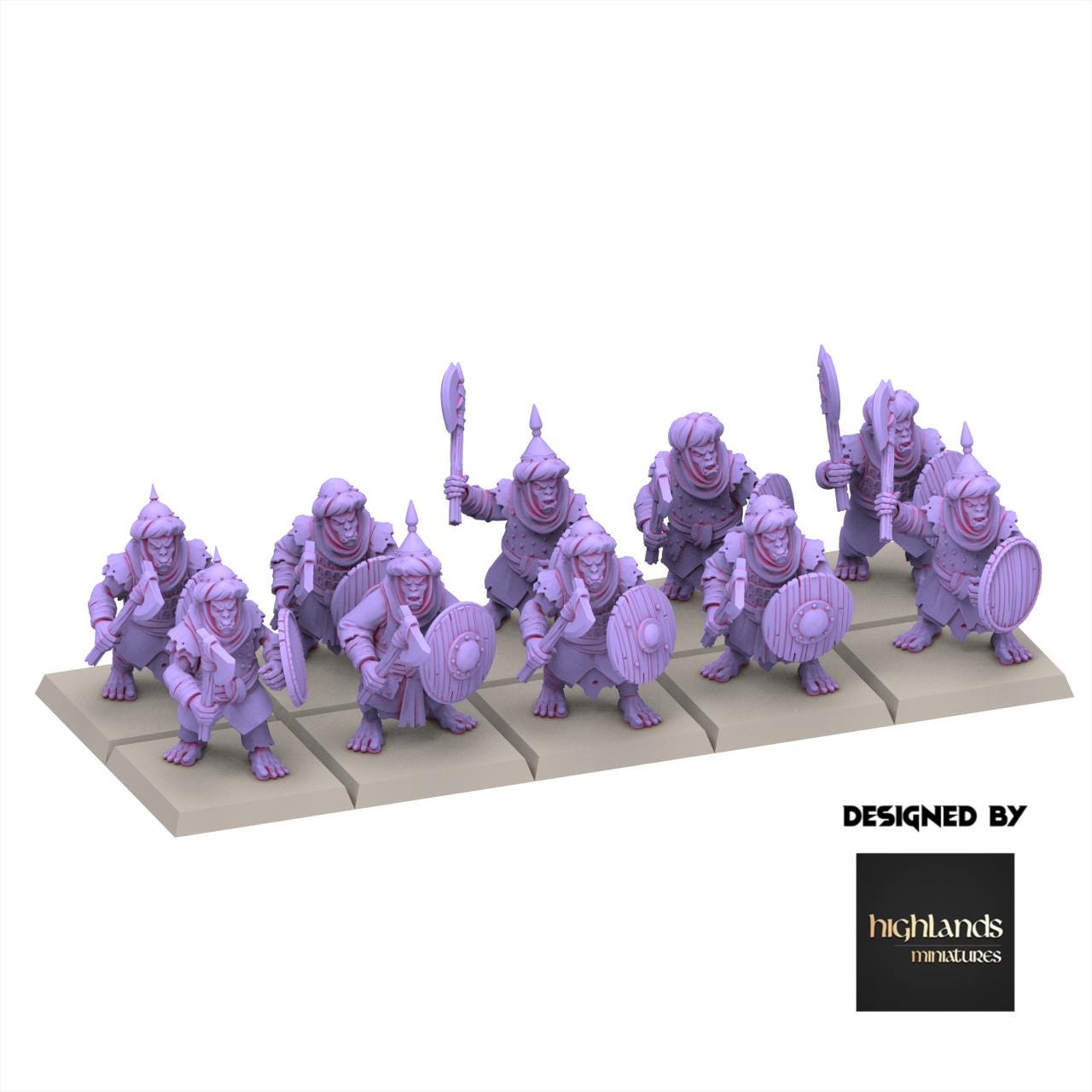 Chaos Dwarves - Hobgoblin Warrior - Sons of Marduk - Highlands Miniatures