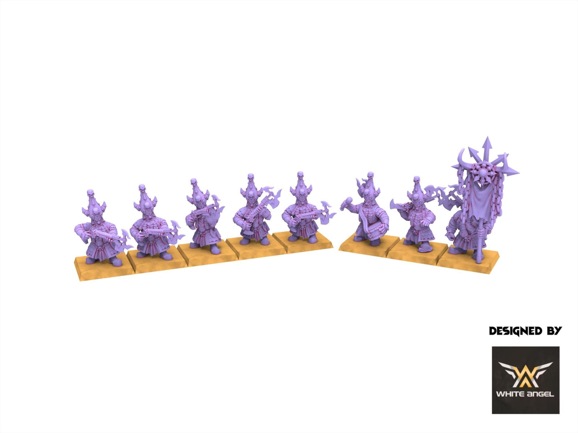 Chaos Dwarves - Infernal Whistle - Infernal Dwarves - White Angel Miniatures