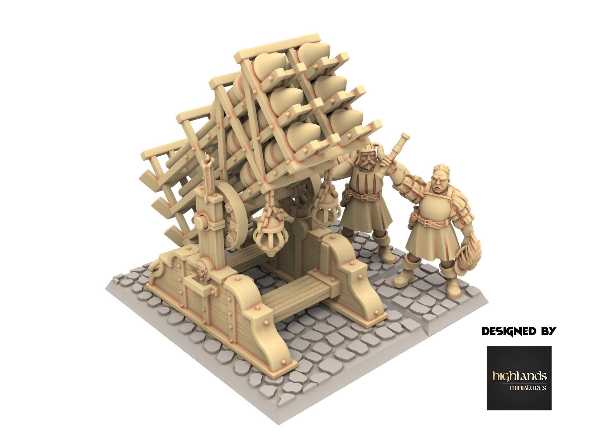 Imperial Fantasy - Rocket Launcher, Imperial artillery - Sunland - Highlands Miniatures