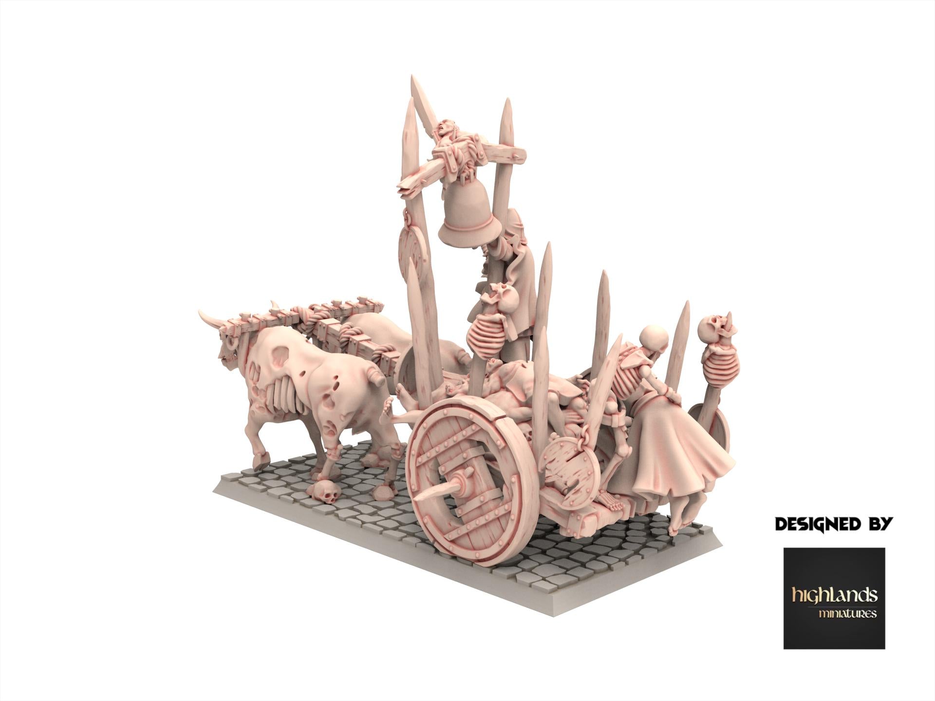 Undead - Corpse Cart - Transilvanya - Highlands Miniatures