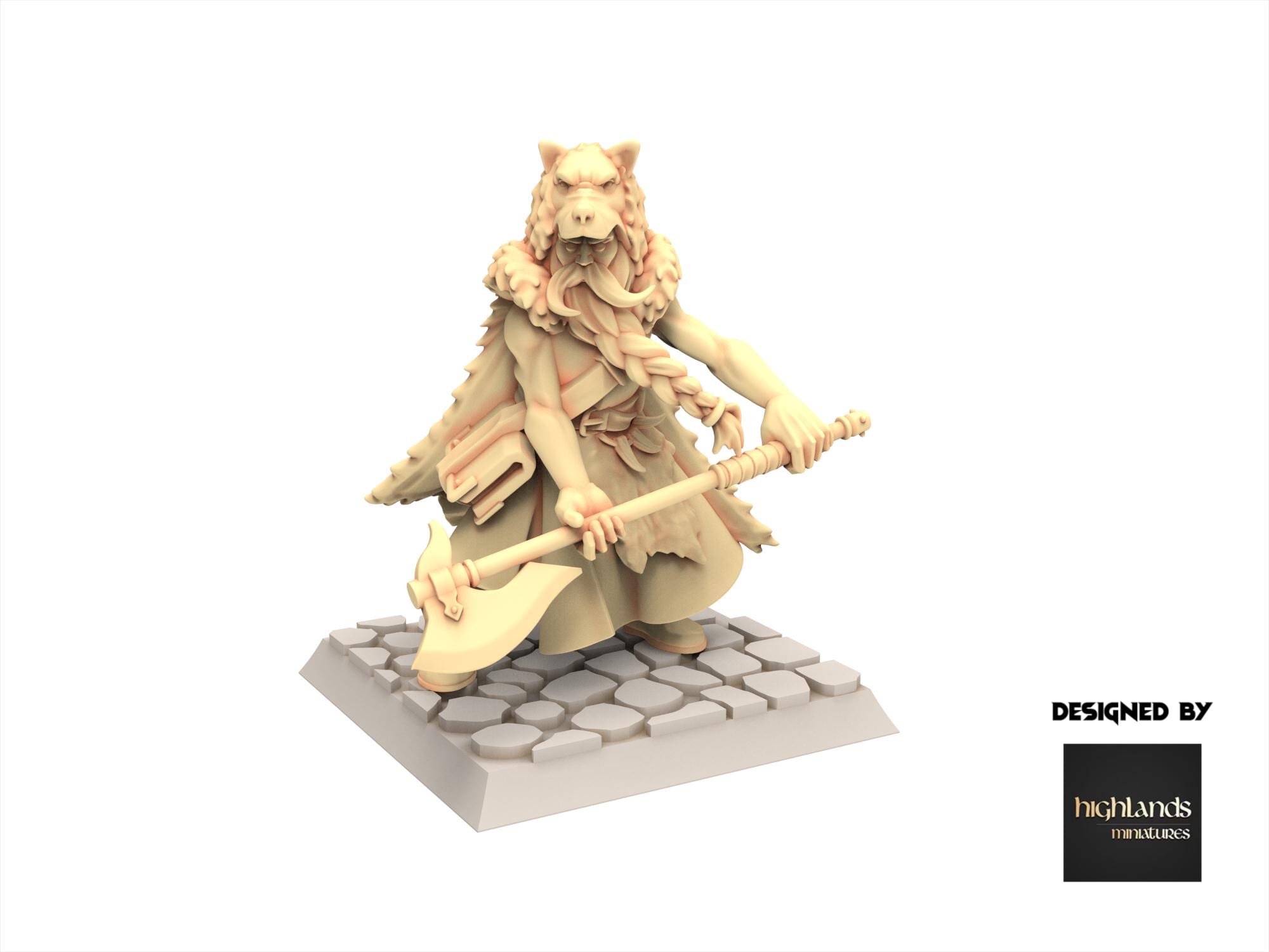 Imperial Fantasy - Mergenheim druid - Sunland - Highlands Miniatures