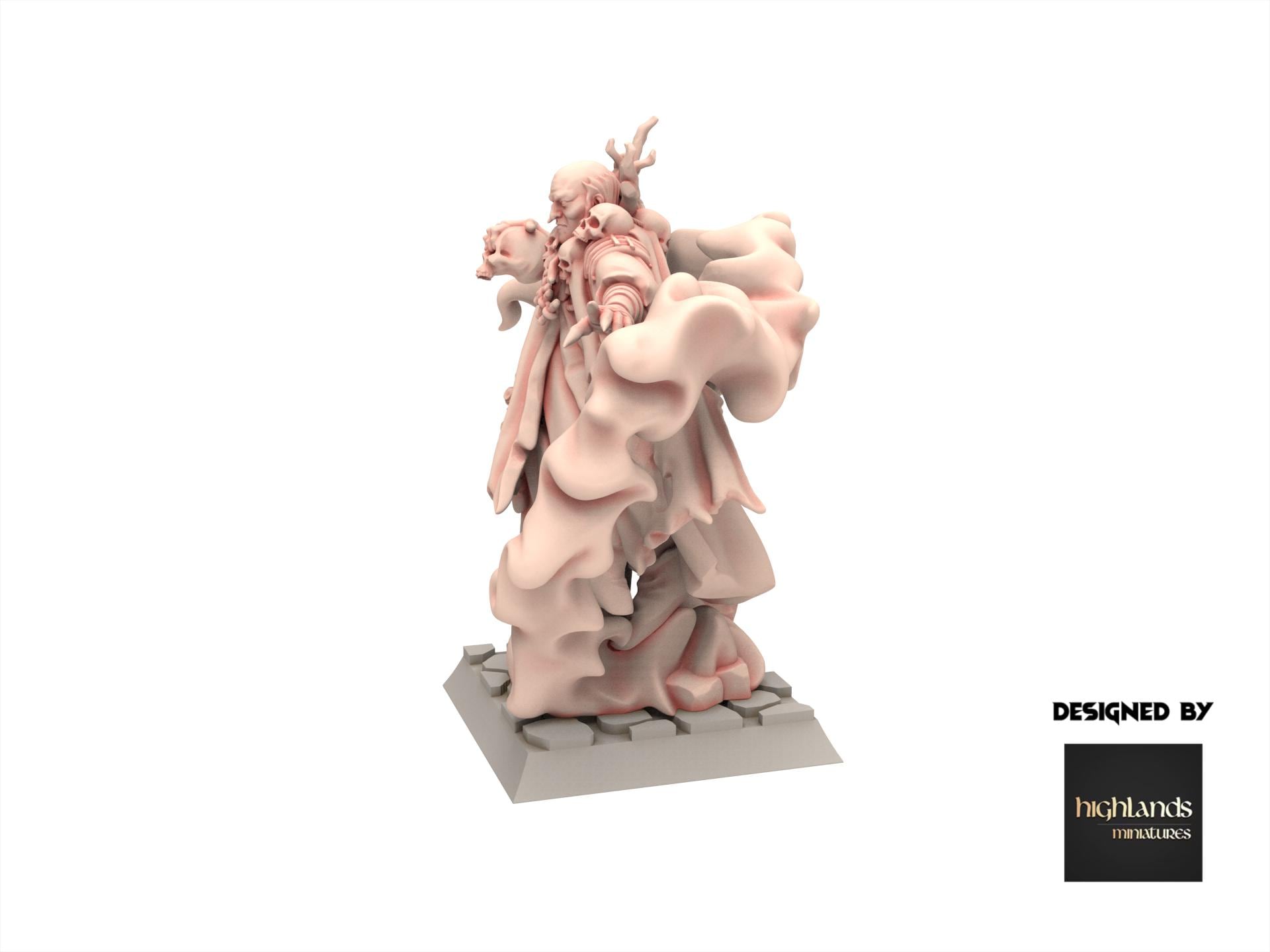 Undead - Necromancer V2 - Transilvanya - Highlands Miniatures
